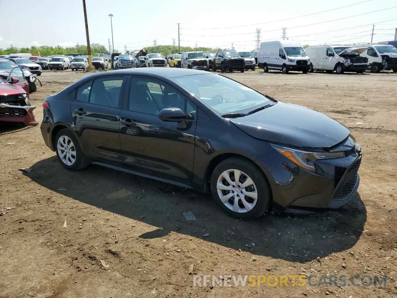 4 Фотография поврежденного автомобиля 5YFEPMAE1NP332657 TOYOTA COROLLA 2022