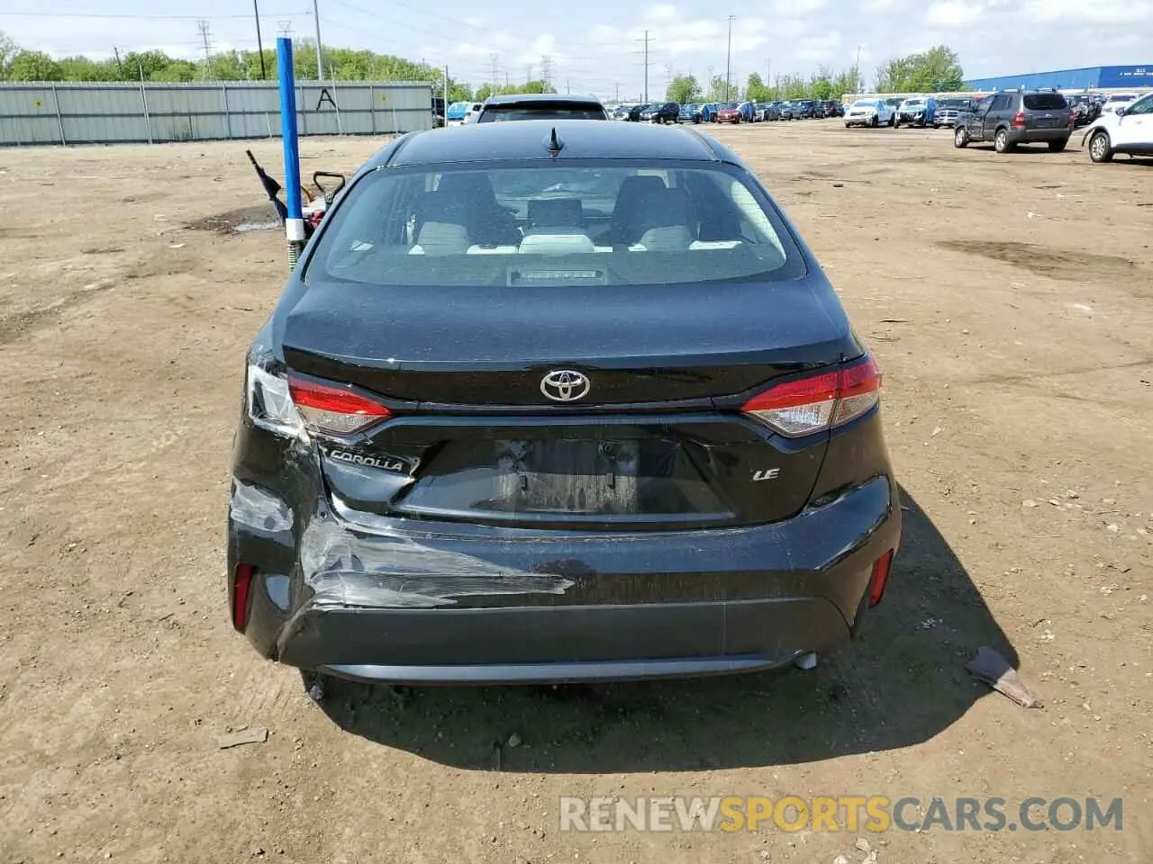 6 Фотография поврежденного автомобиля 5YFEPMAE1NP332657 TOYOTA COROLLA 2022