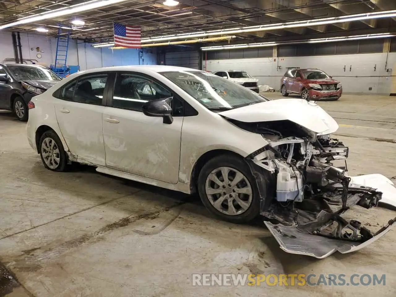 4 Фотография поврежденного автомобиля 5YFEPMAE1NP339575 TOYOTA COROLLA 2022