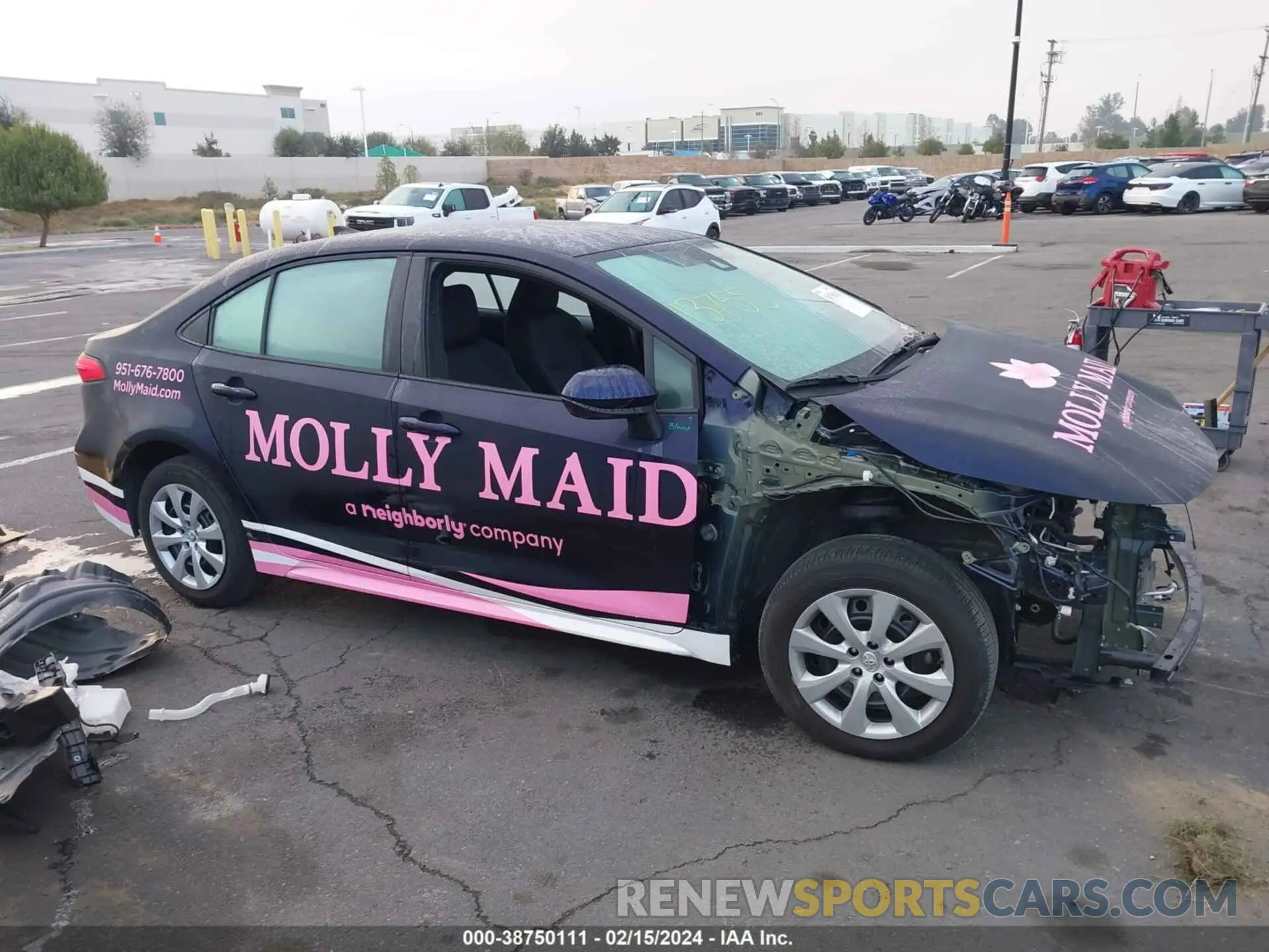 14 Photograph of a damaged car 5YFEPMAE1NP347062 TOYOTA COROLLA 2022