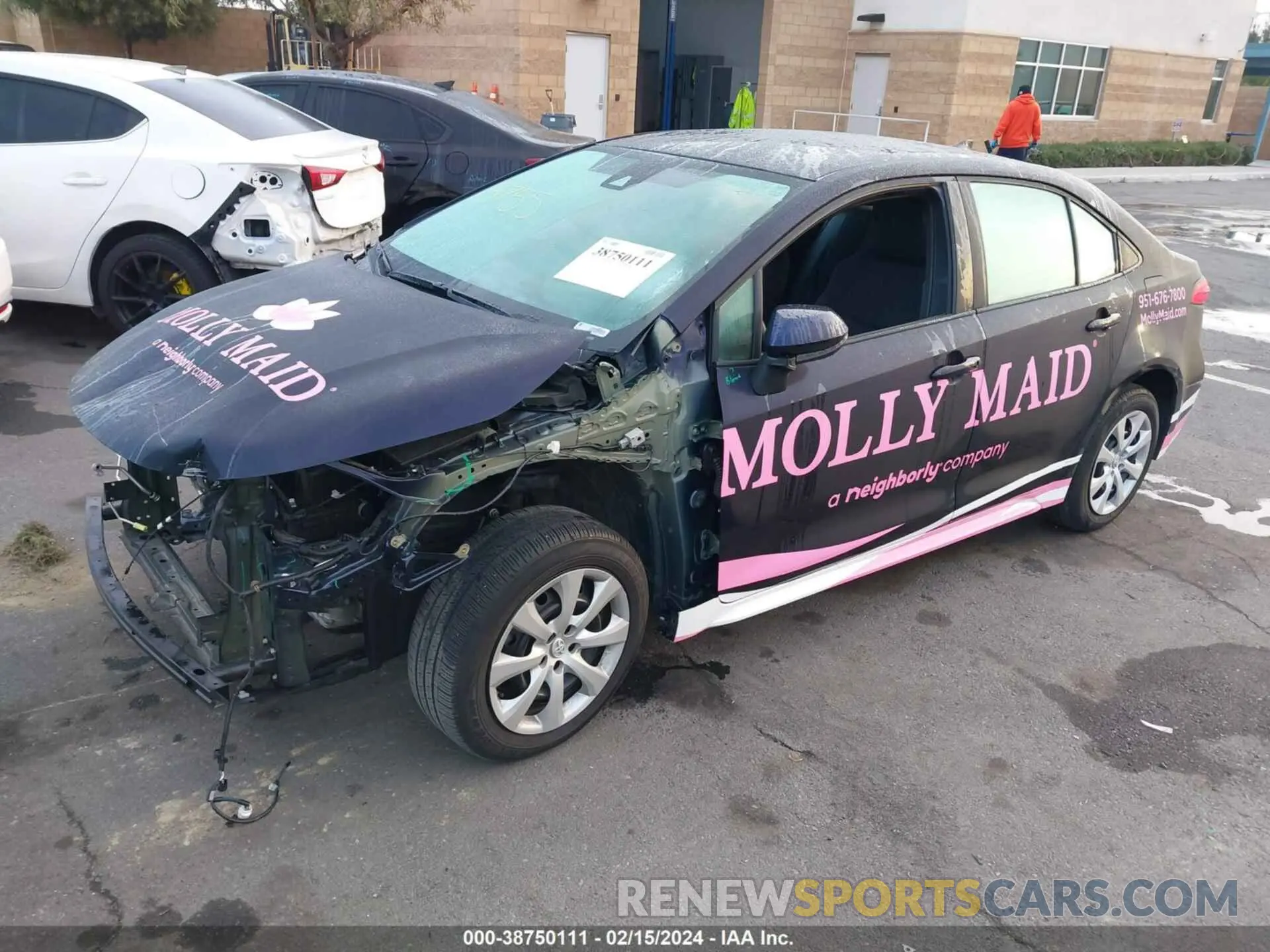 2 Photograph of a damaged car 5YFEPMAE1NP347062 TOYOTA COROLLA 2022