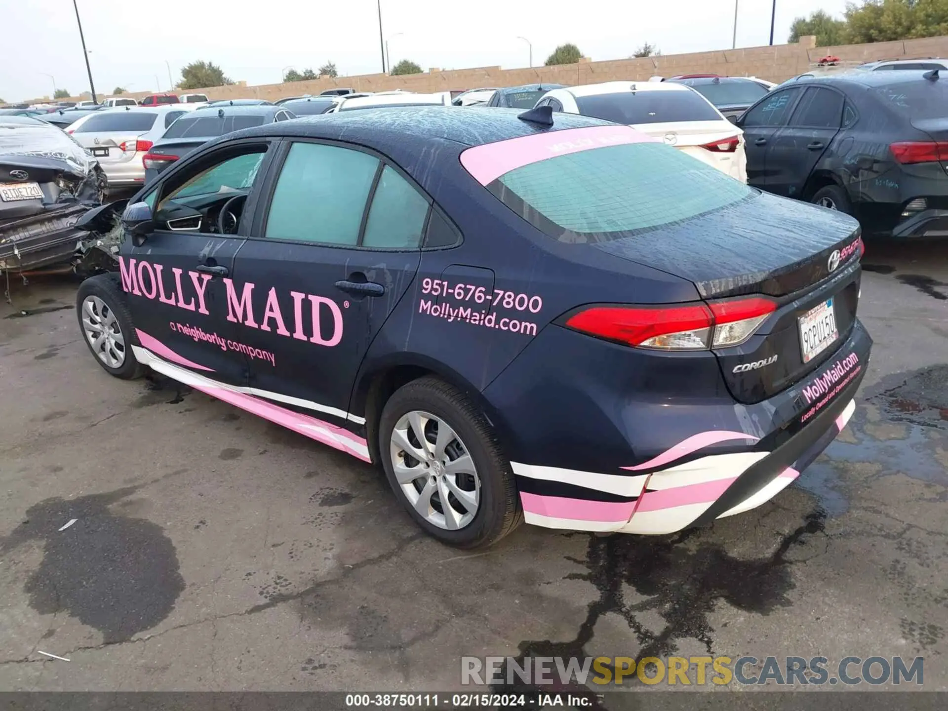 3 Photograph of a damaged car 5YFEPMAE1NP347062 TOYOTA COROLLA 2022