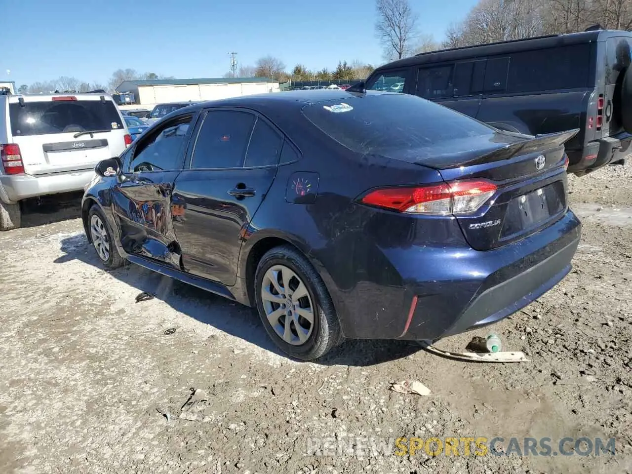 2 Фотография поврежденного автомобиля 5YFEPMAE1NP358496 TOYOTA COROLLA 2022