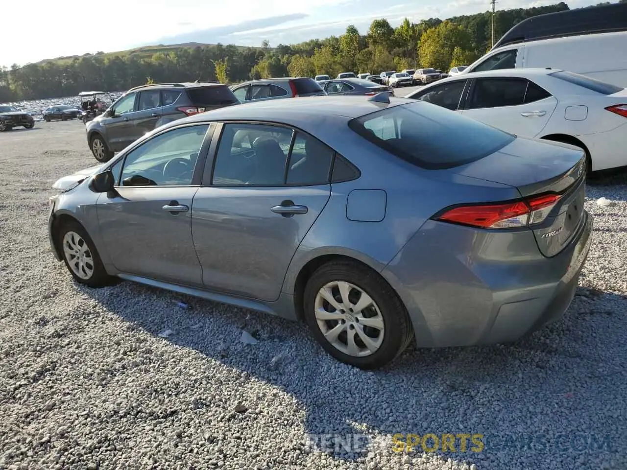2 Photograph of a damaged car 5YFEPMAE1NP360264 TOYOTA COROLLA 2022
