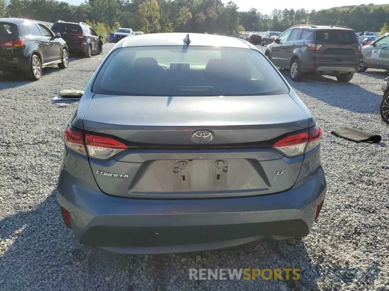 6 Photograph of a damaged car 5YFEPMAE1NP360264 TOYOTA COROLLA 2022