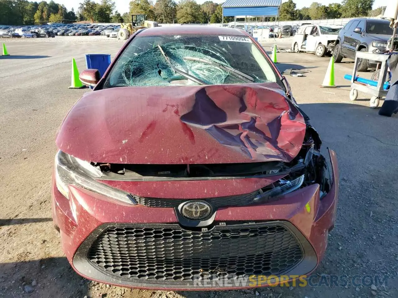 5 Photograph of a damaged car 5YFEPMAE1NP385021 TOYOTA COROLLA 2022
