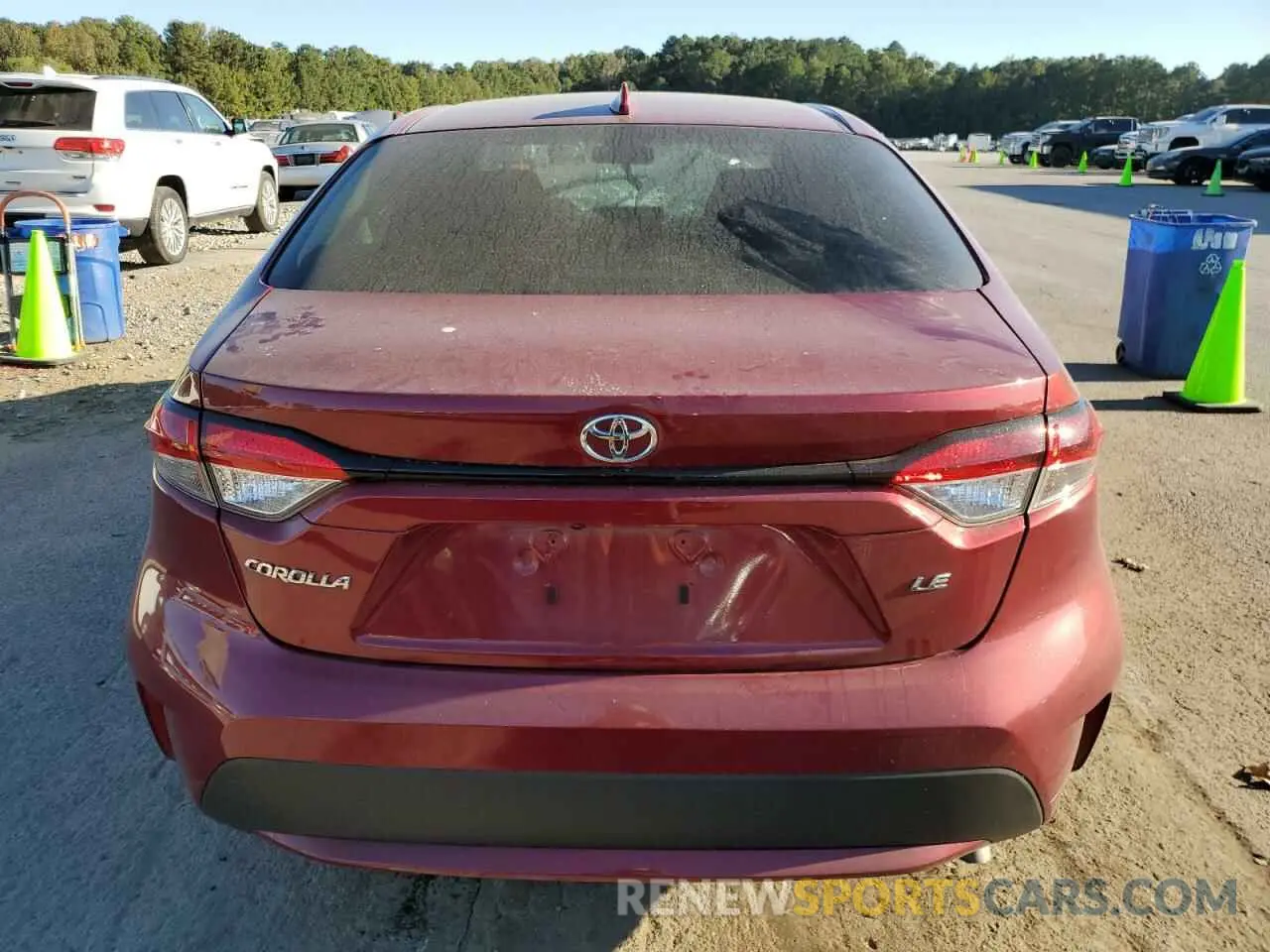 6 Photograph of a damaged car 5YFEPMAE1NP385021 TOYOTA COROLLA 2022