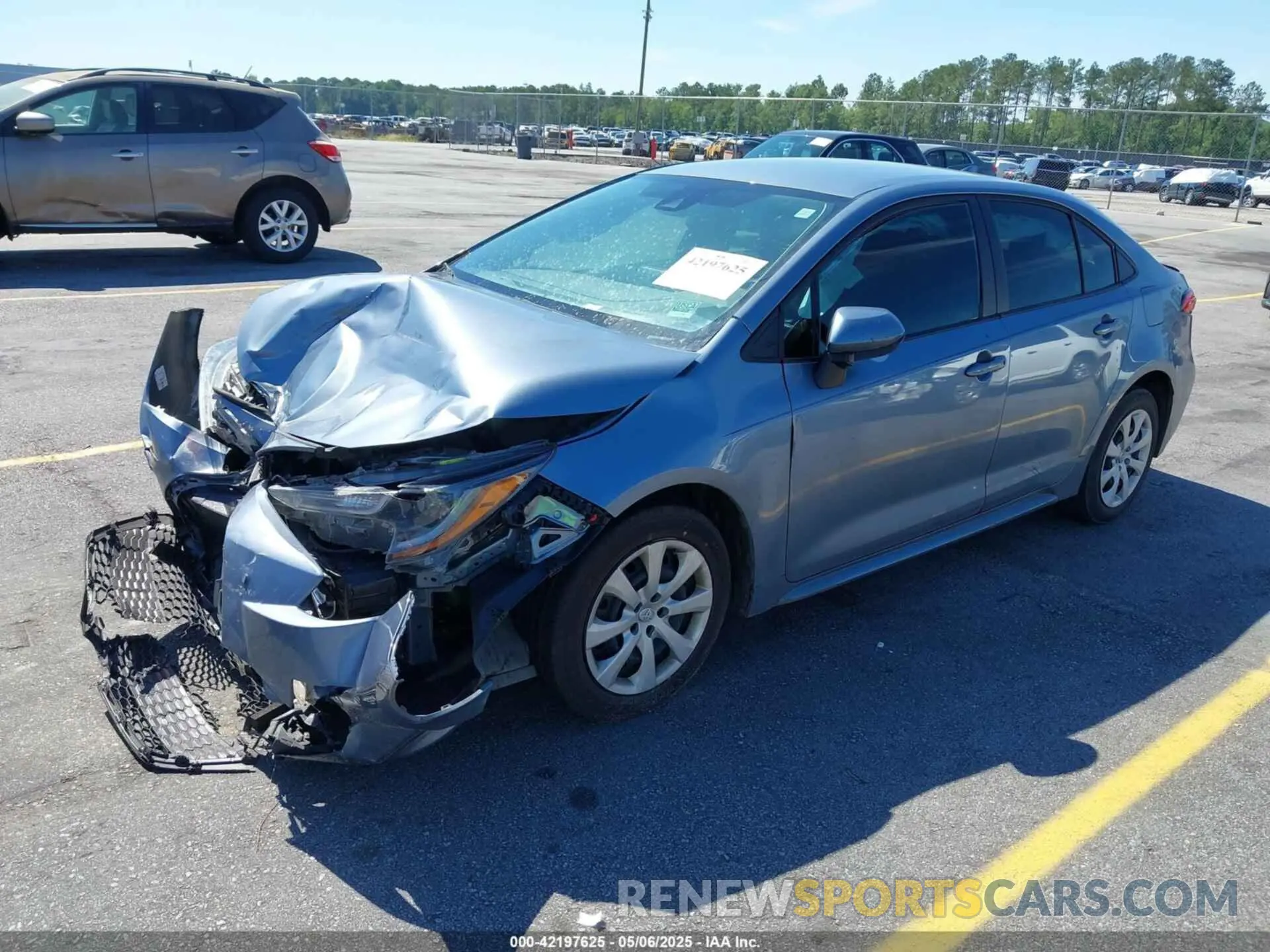 2 Photograph of a damaged car 5YFEPMAE1NP385620 TOYOTA COROLLA 2022