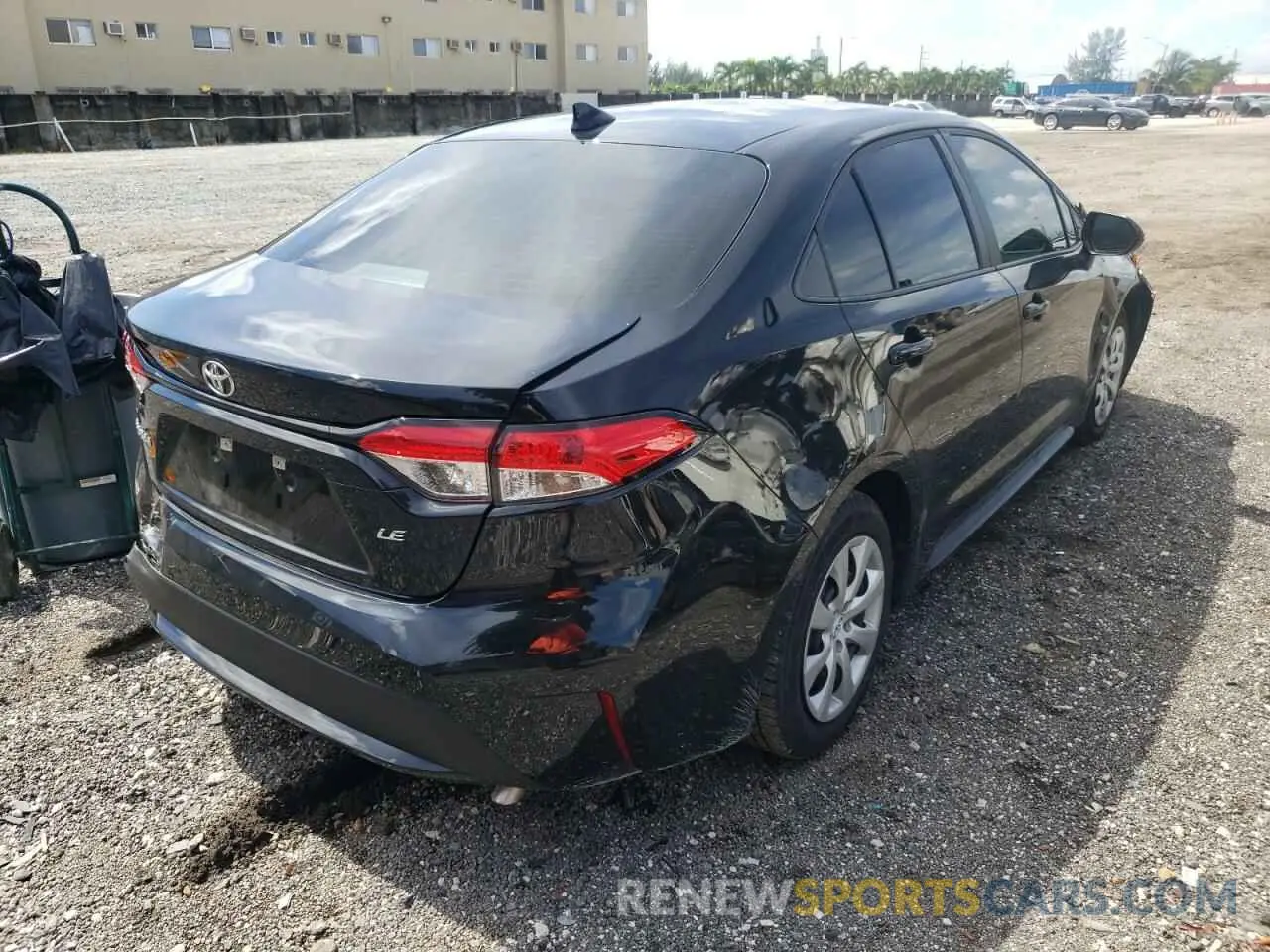 4 Photograph of a damaged car 5YFEPMAE2NP281881 TOYOTA COROLLA 2022