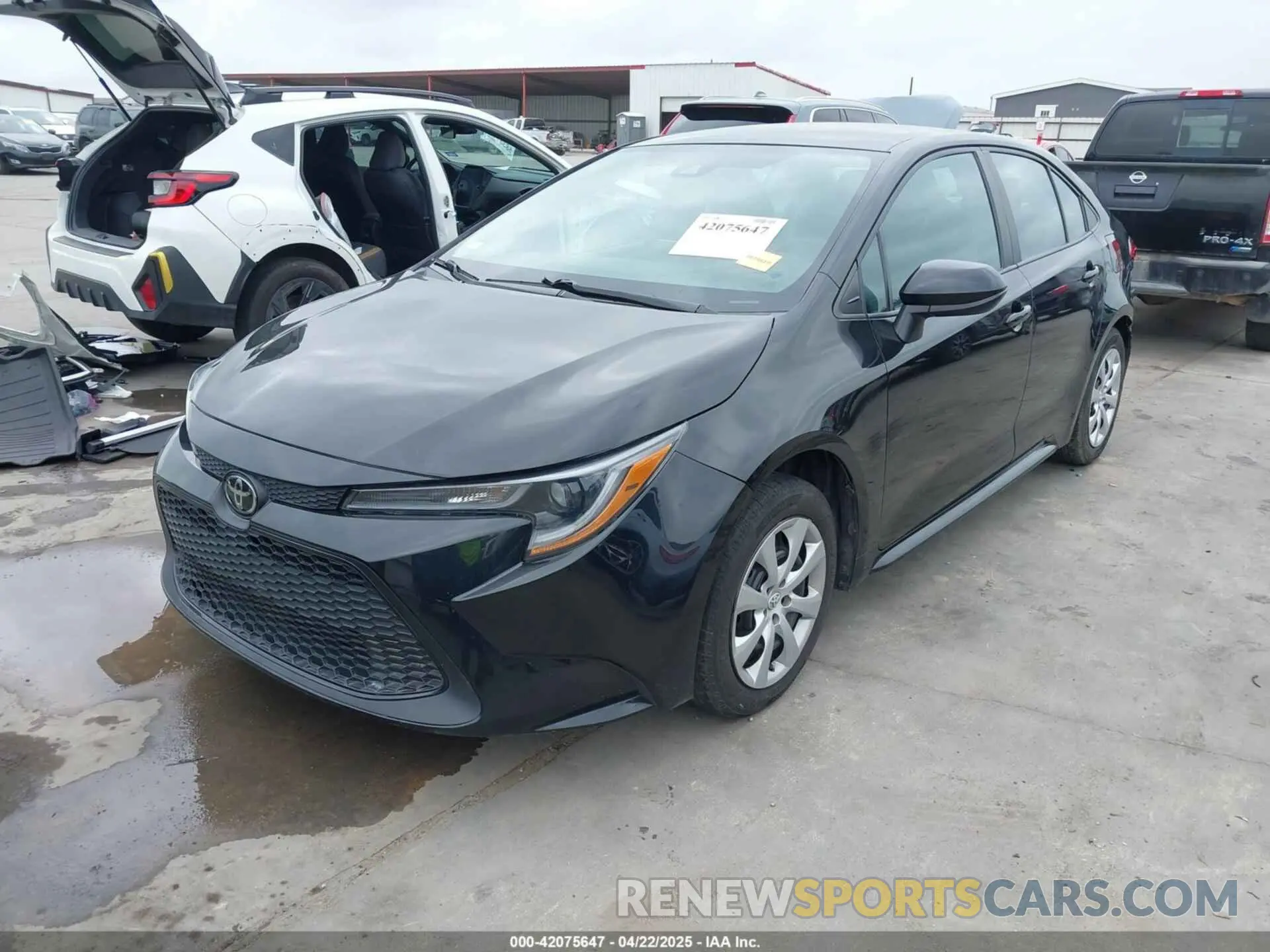 2 Фотография поврежденного автомобиля 5YFEPMAE2NP282321 TOYOTA COROLLA 2022