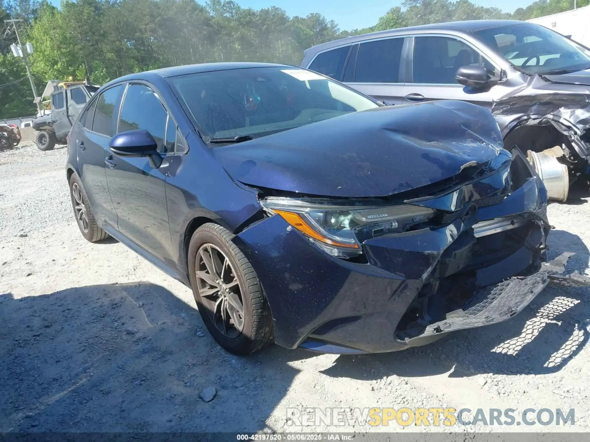 1 Photograph of a damaged car 5YFEPMAE2NP287552 TOYOTA COROLLA 2022