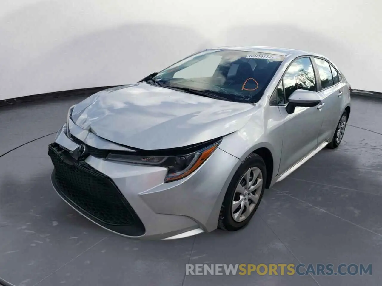1 Photograph of a damaged car 5YFEPMAE2NP318007 TOYOTA COROLLA 2022