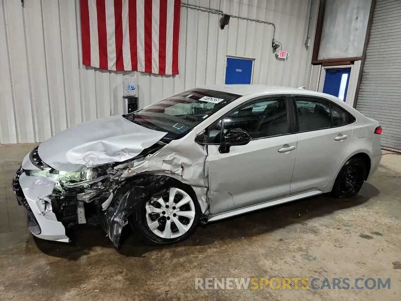 1 Photograph of a damaged car 5YFEPMAE2NP341917 TOYOTA COROLLA 2022