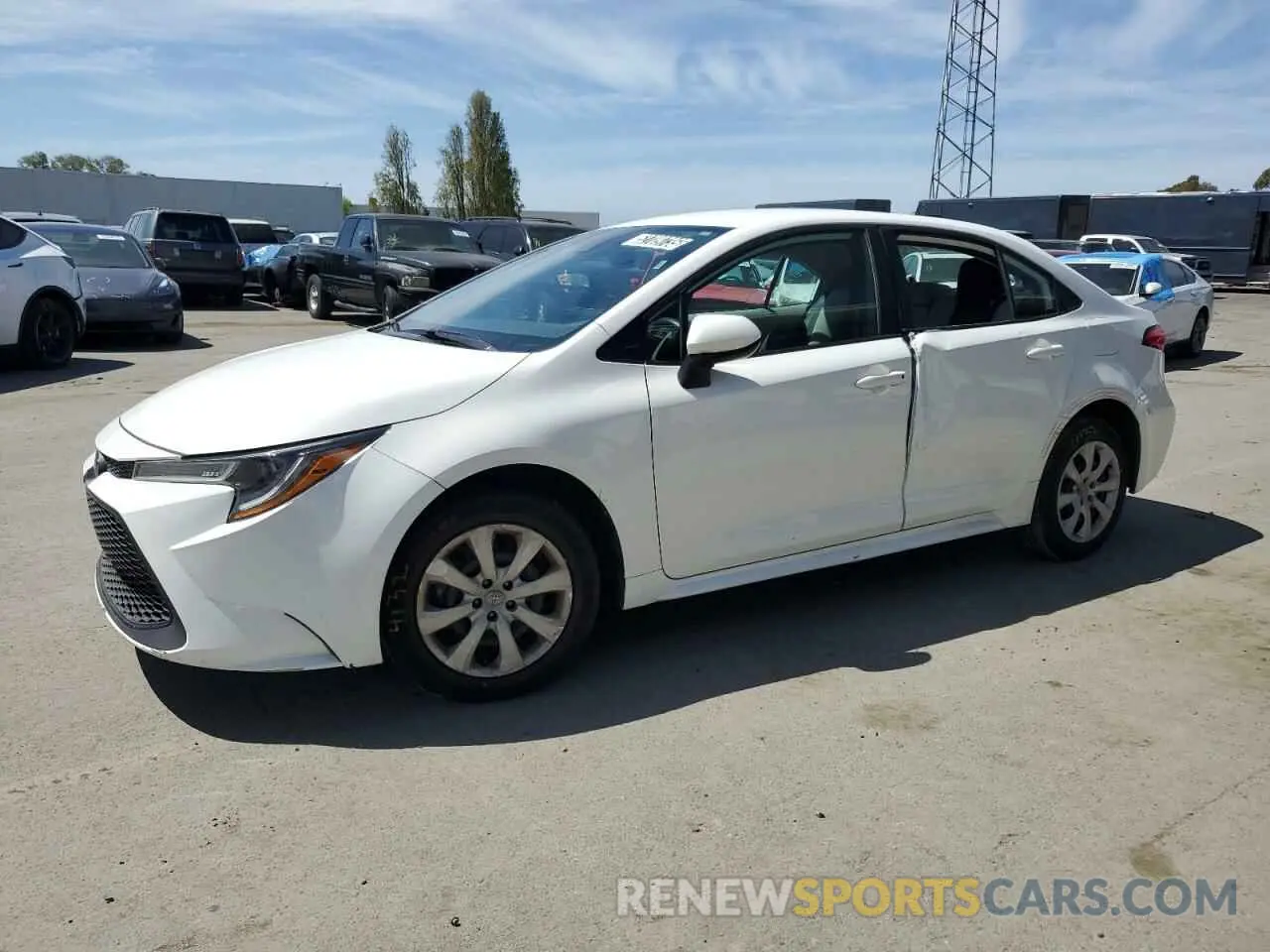 1 Photograph of a damaged car 5YFEPMAE2NP349306 TOYOTA COROLLA 2022