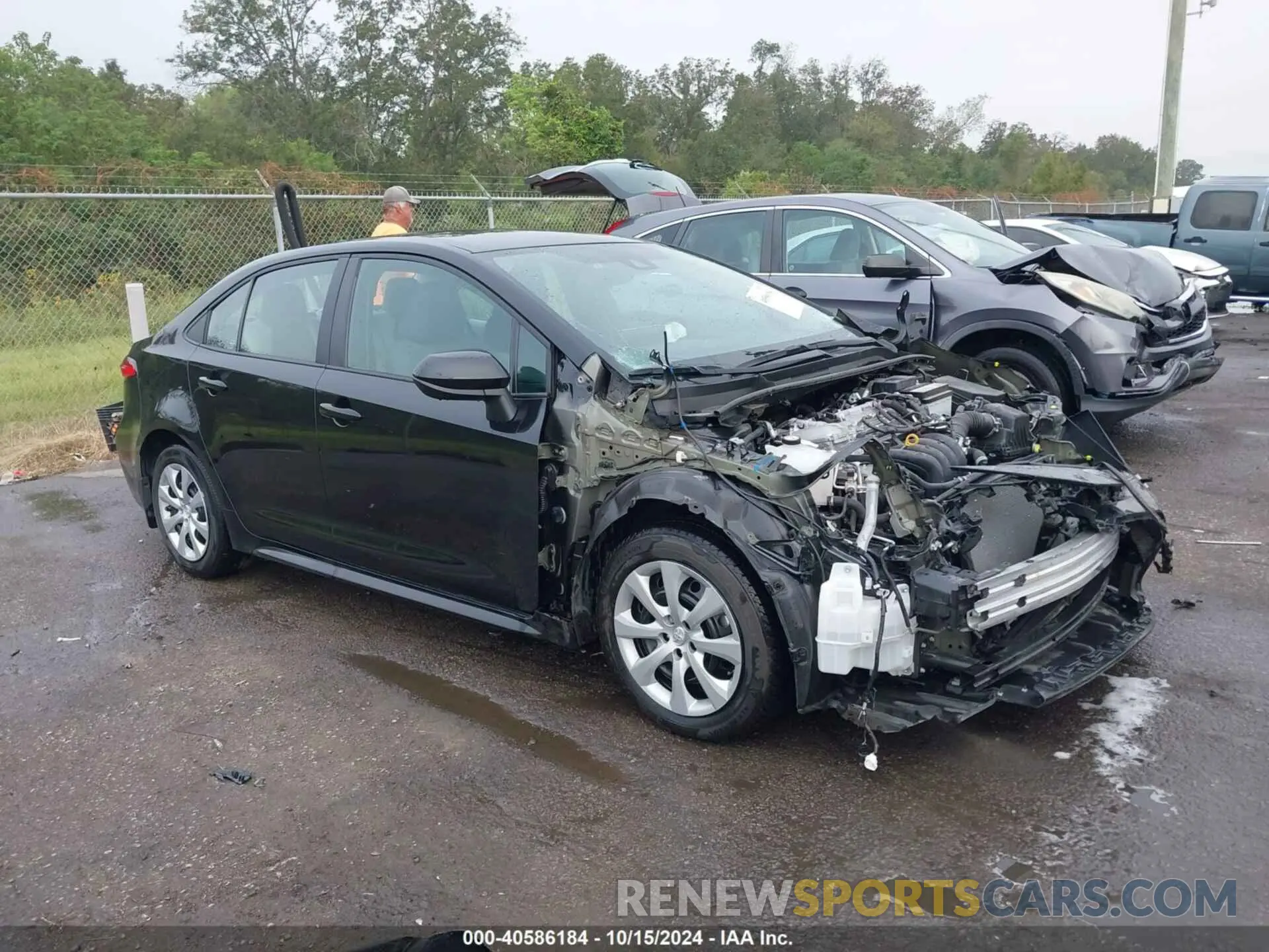 1 Photograph of a damaged car 5YFEPMAE2NP351945 TOYOTA COROLLA 2022
