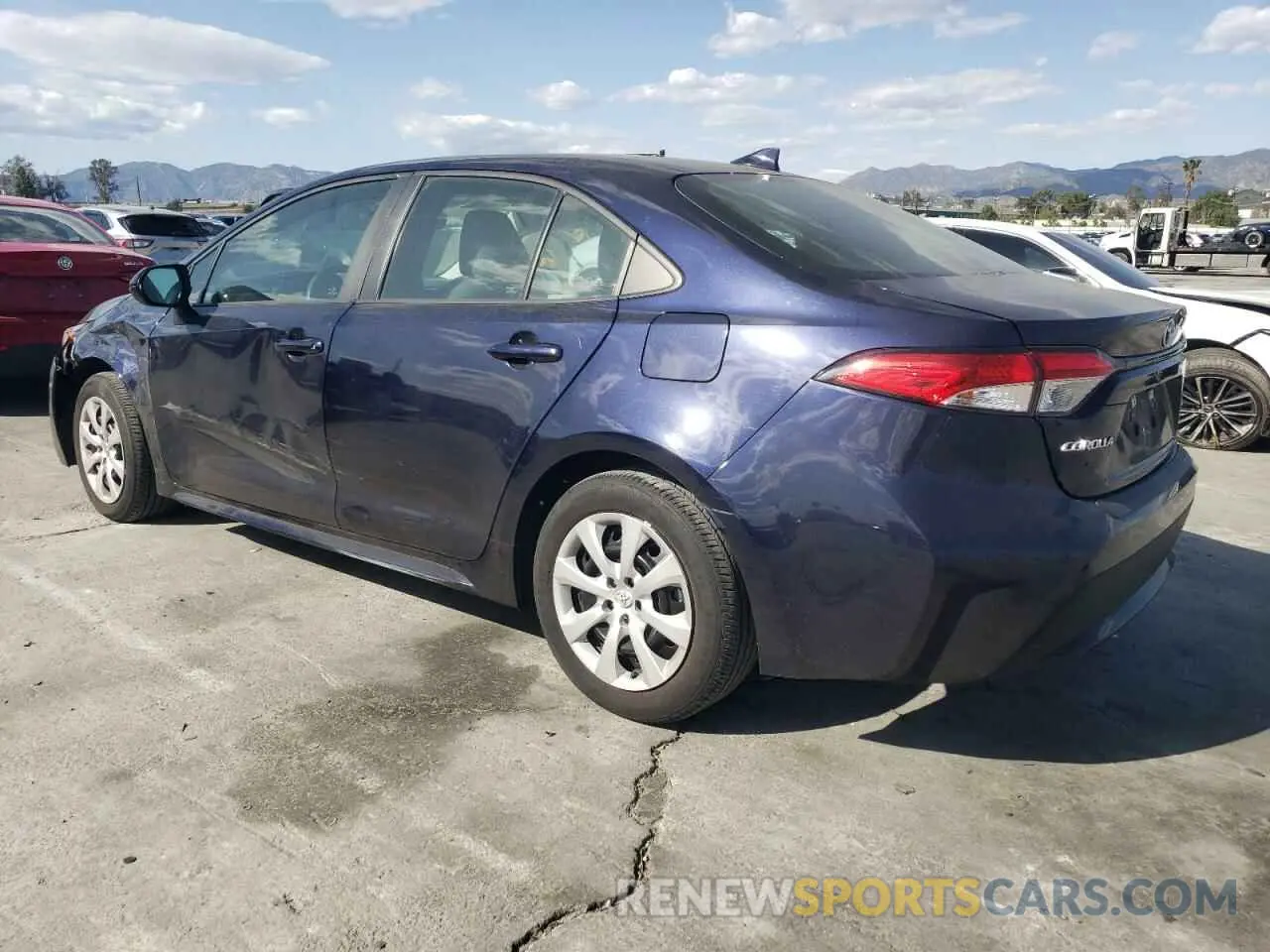 2 Фотография поврежденного автомобиля 5YFEPMAE2NP374576 TOYOTA COROLLA 2022