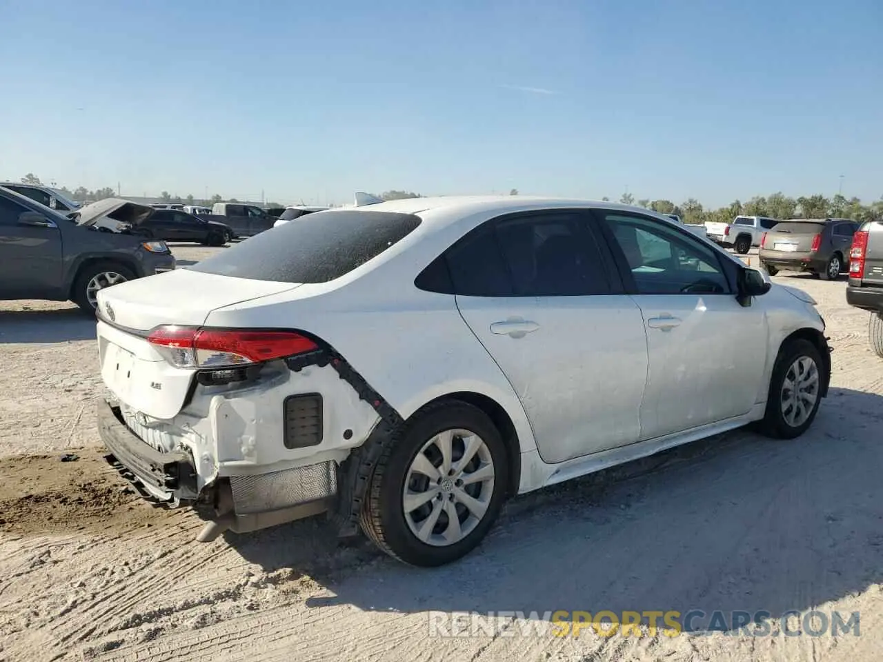 3 Фотография поврежденного автомобиля 5YFEPMAE3NP272901 TOYOTA COROLLA 2022