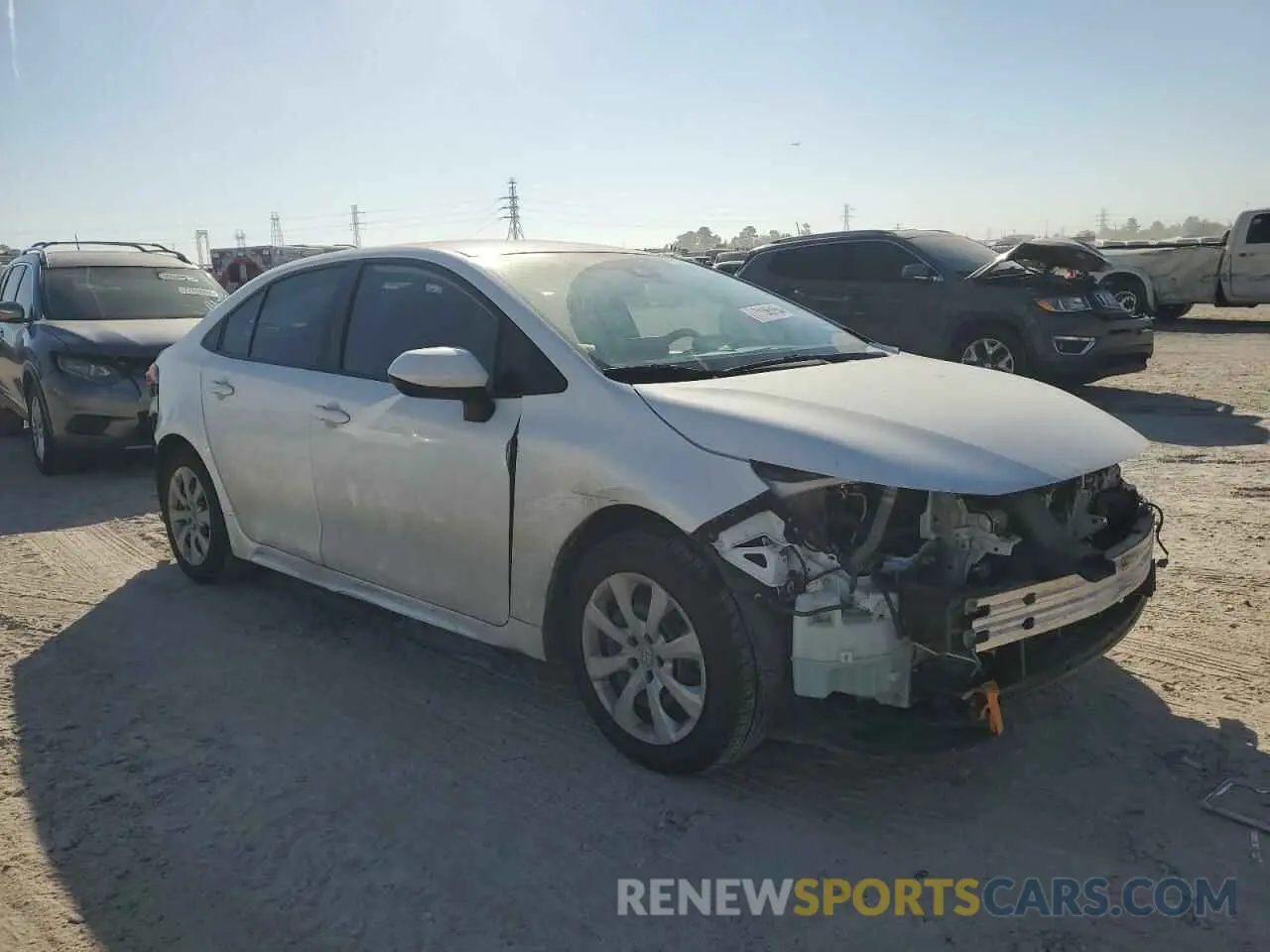 4 Фотография поврежденного автомобиля 5YFEPMAE3NP272901 TOYOTA COROLLA 2022