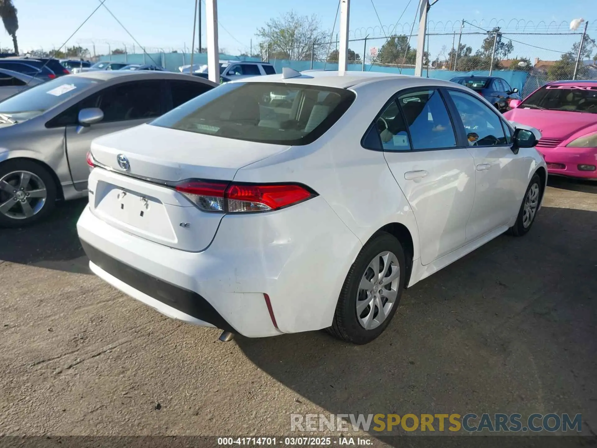 4 Фотография поврежденного автомобиля 5YFEPMAE3NP276964 TOYOTA COROLLA 2022