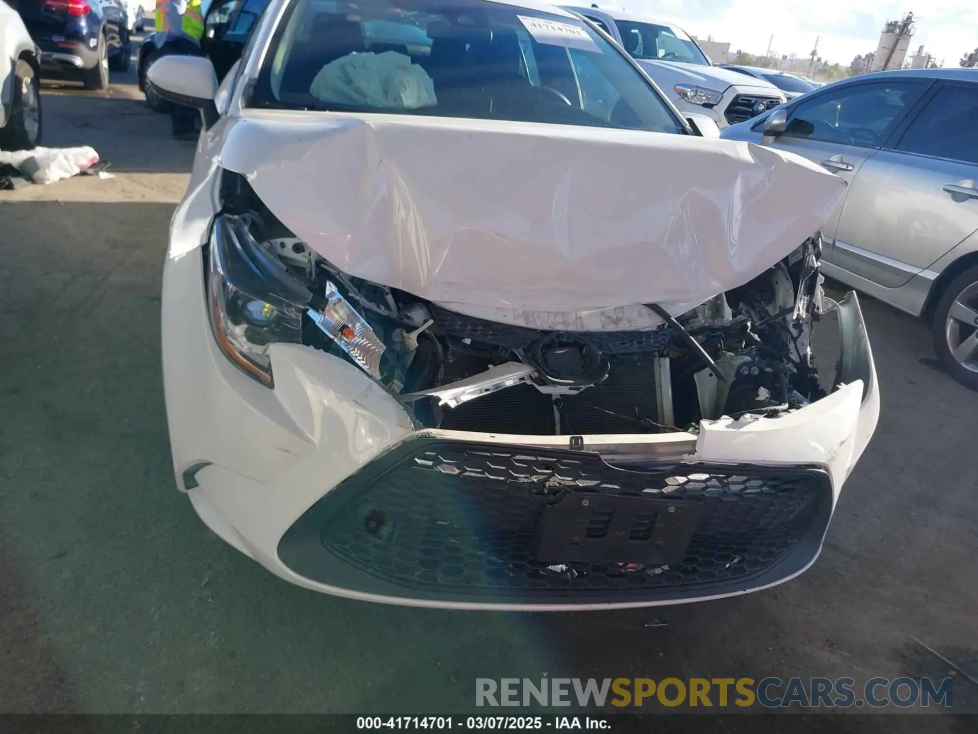 6 Фотография поврежденного автомобиля 5YFEPMAE3NP276964 TOYOTA COROLLA 2022