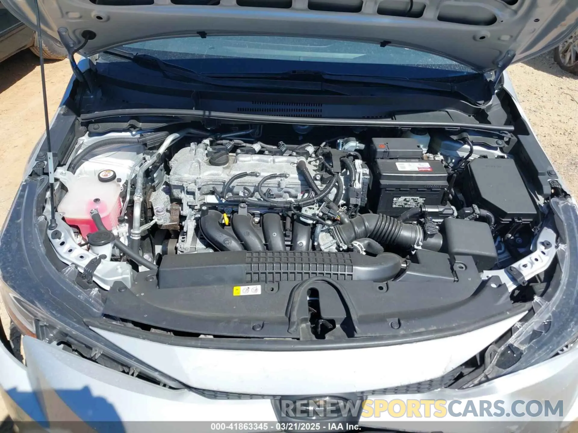 10 Photograph of a damaged car 5YFEPMAE3NP277998 TOYOTA COROLLA 2022