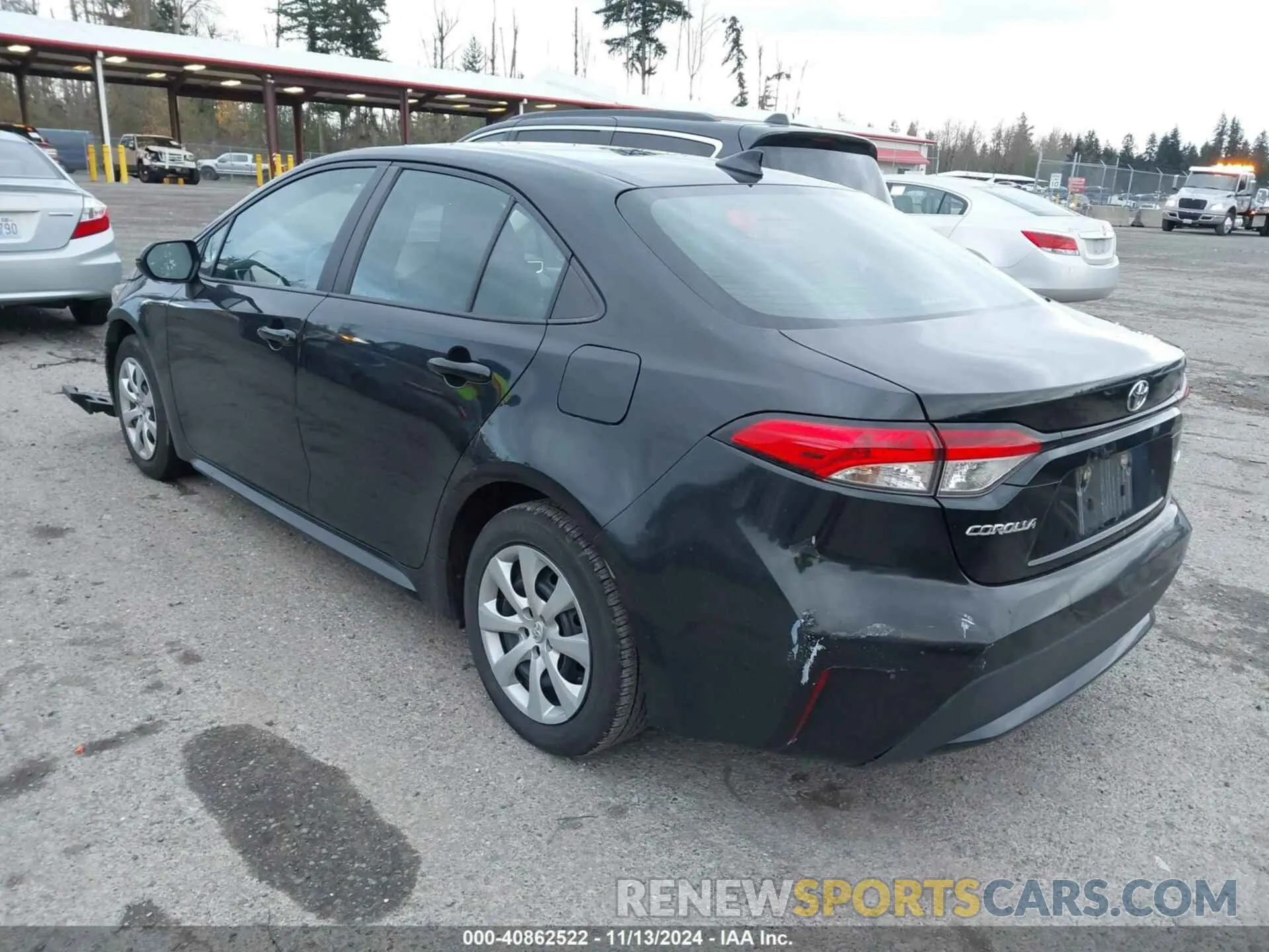 3 Фотография поврежденного автомобиля 5YFEPMAE3NP287110 TOYOTA COROLLA 2022
