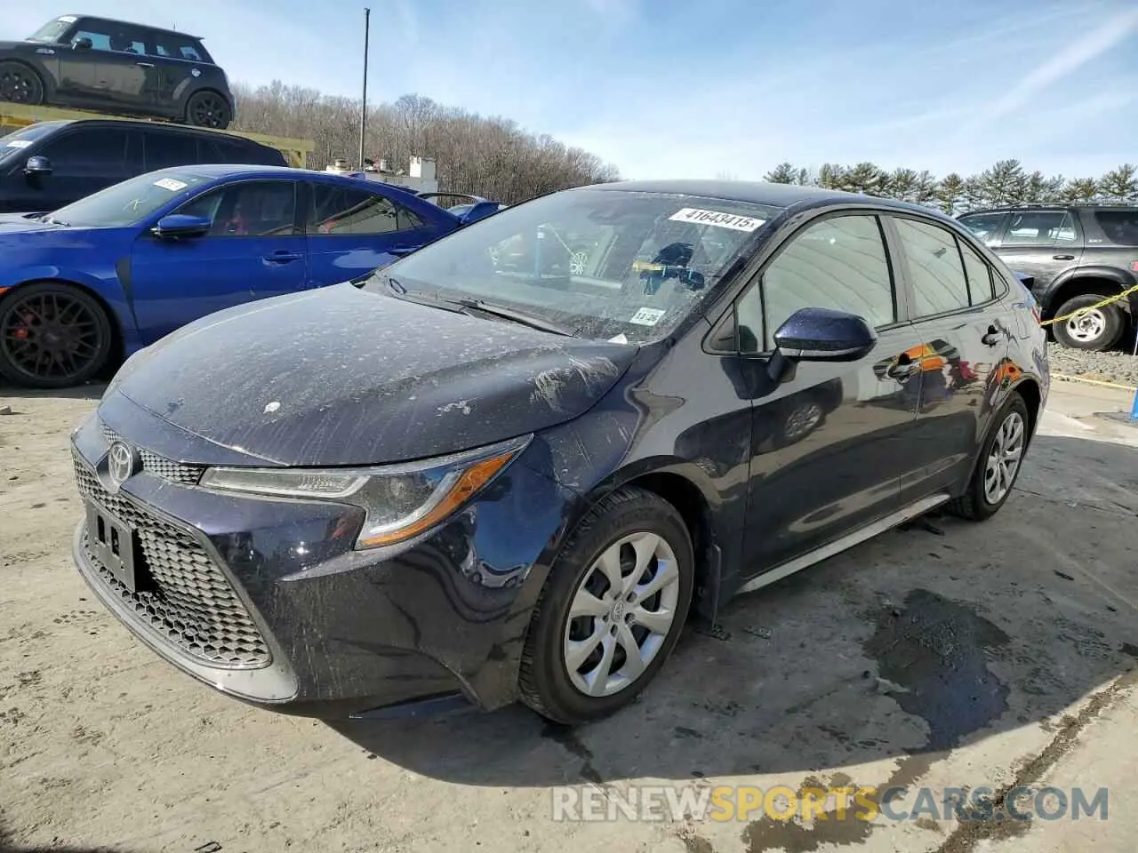 1 Photograph of a damaged car 5YFEPMAE3NP289519 TOYOTA COROLLA 2022