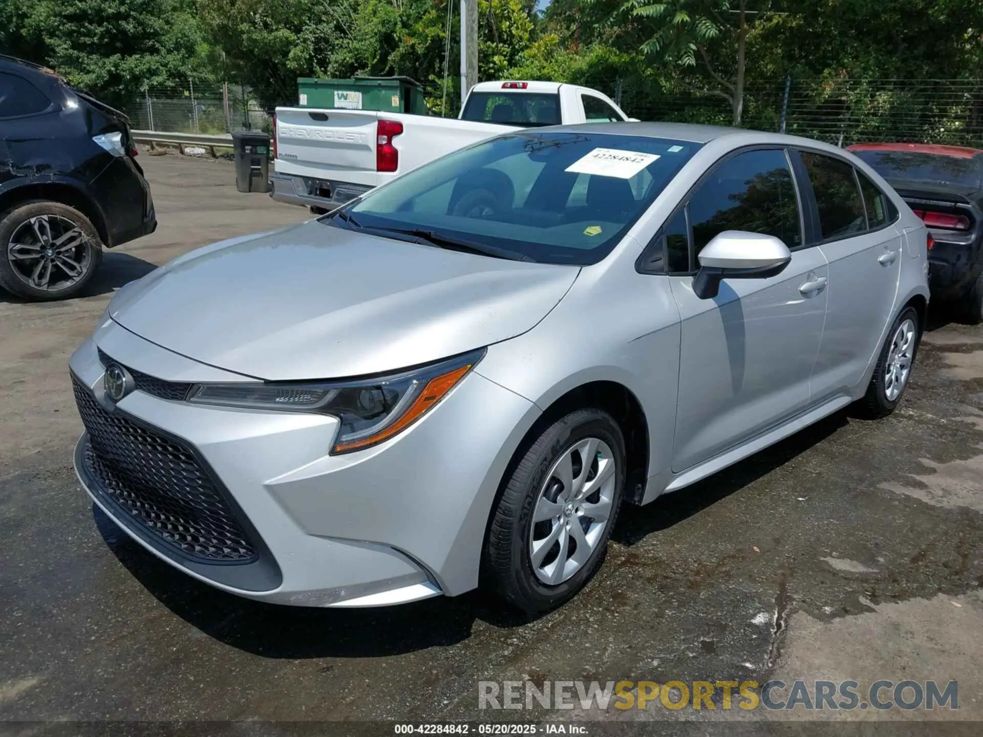2 Фотография поврежденного автомобиля 5YFEPMAE3NP291772 TOYOTA COROLLA 2022