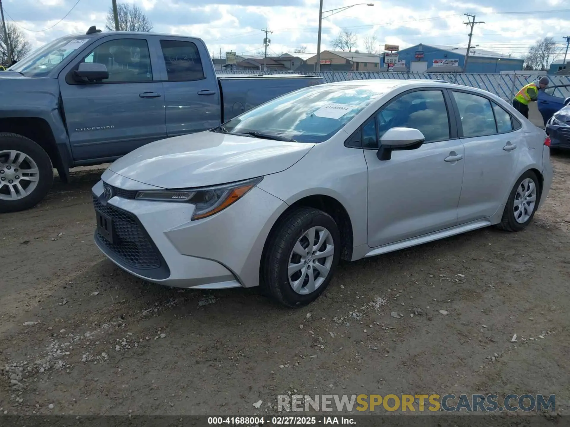 2 Фотография поврежденного автомобиля 5YFEPMAE3NP297460 TOYOTA COROLLA 2022