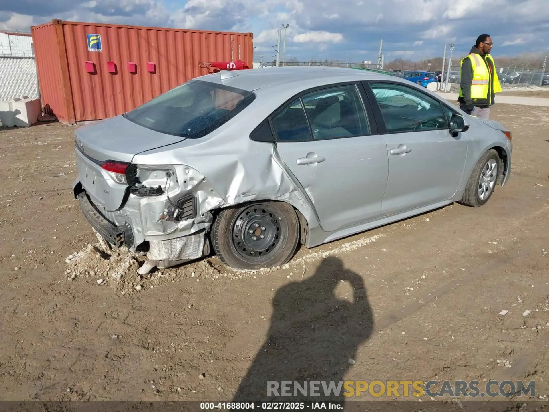 4 Фотография поврежденного автомобиля 5YFEPMAE3NP297460 TOYOTA COROLLA 2022