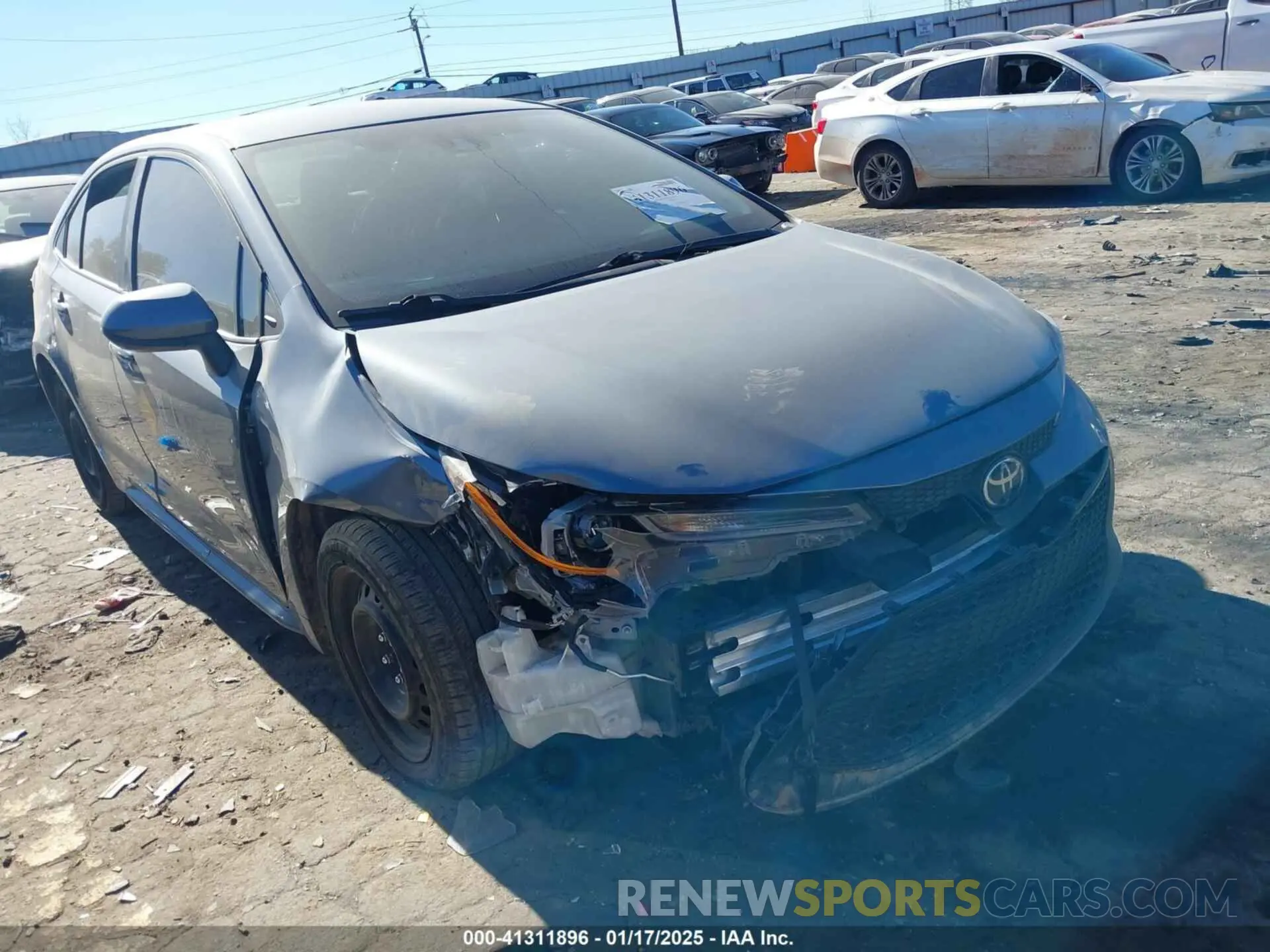 6 Photograph of a damaged car 5YFEPMAE3NP299757 TOYOTA COROLLA 2022