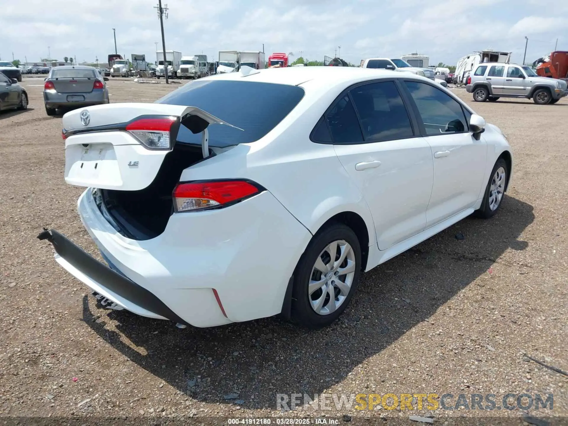 4 Фотография поврежденного автомобиля 5YFEPMAE3NP299810 TOYOTA COROLLA 2022