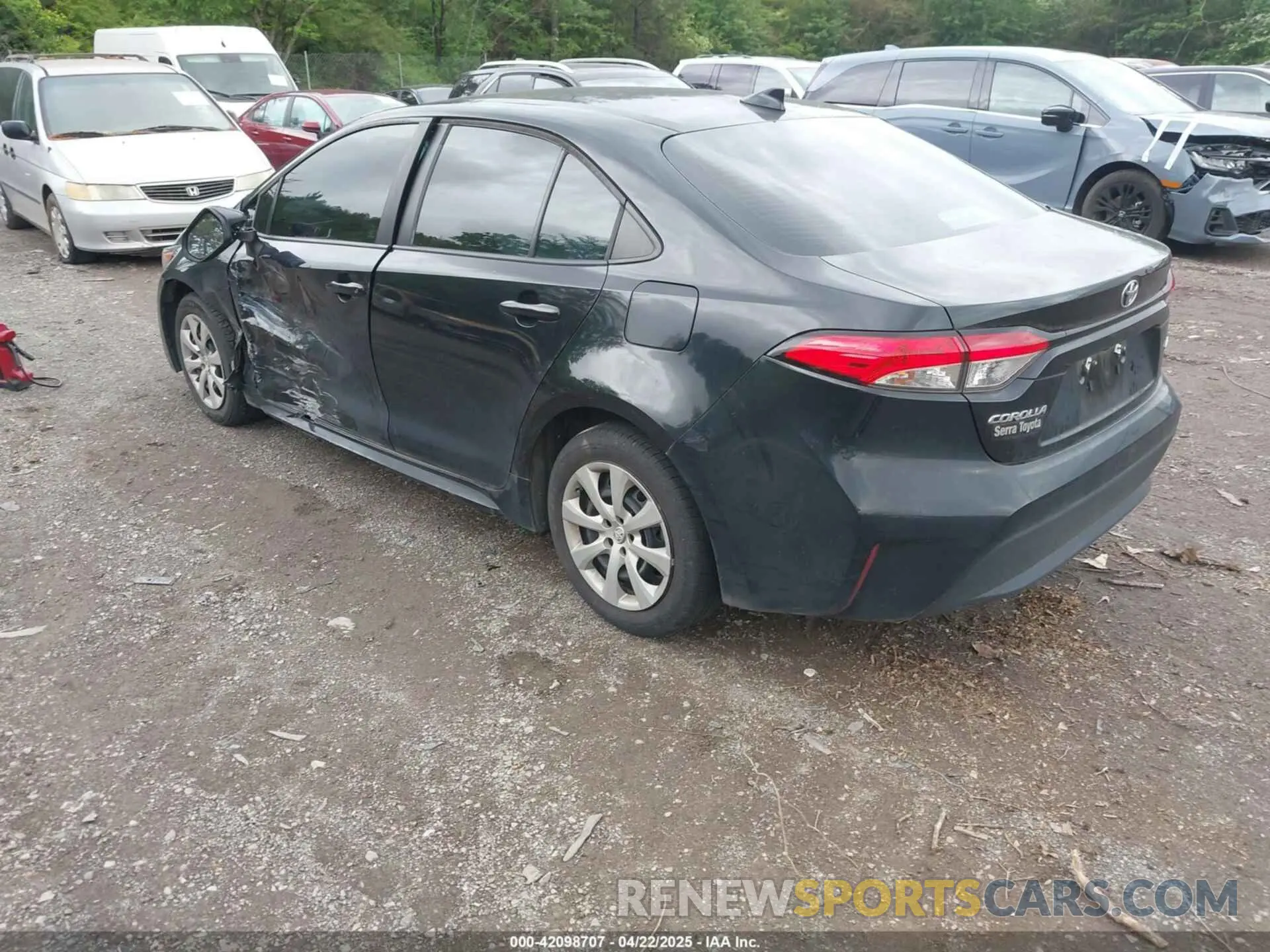 3 Фотография поврежденного автомобиля 5YFEPMAE3NP305654 TOYOTA COROLLA 2022
