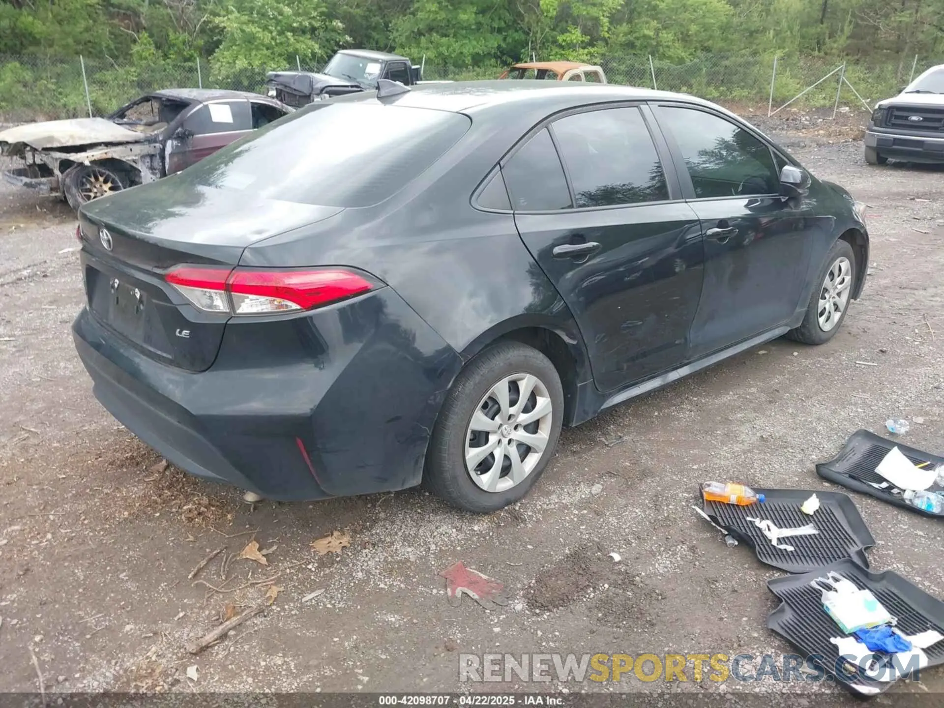 4 Фотография поврежденного автомобиля 5YFEPMAE3NP305654 TOYOTA COROLLA 2022