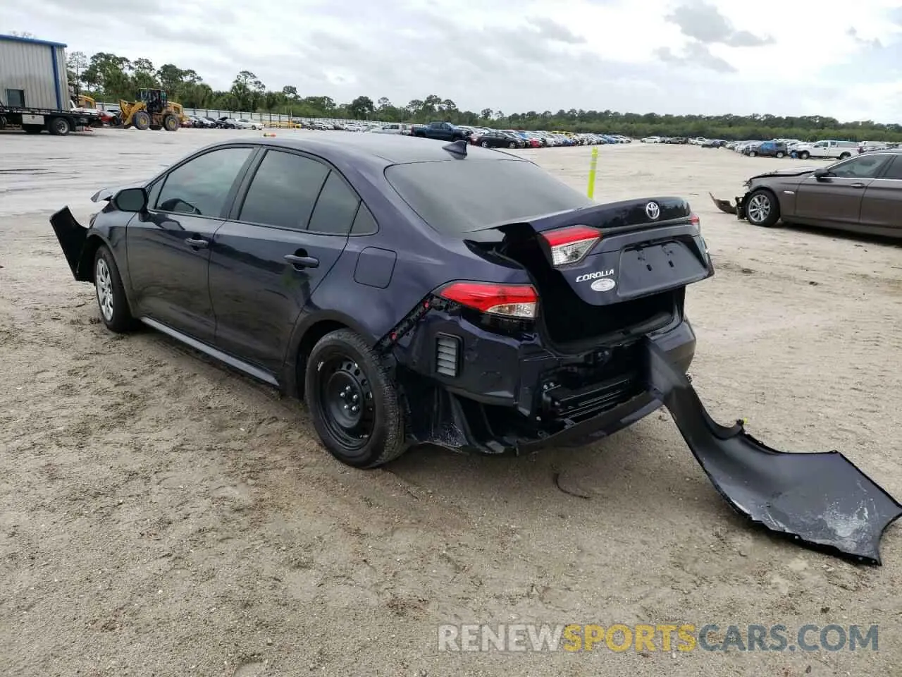 3 Фотография поврежденного автомобиля 5YFEPMAE3NP305699 TOYOTA COROLLA 2022