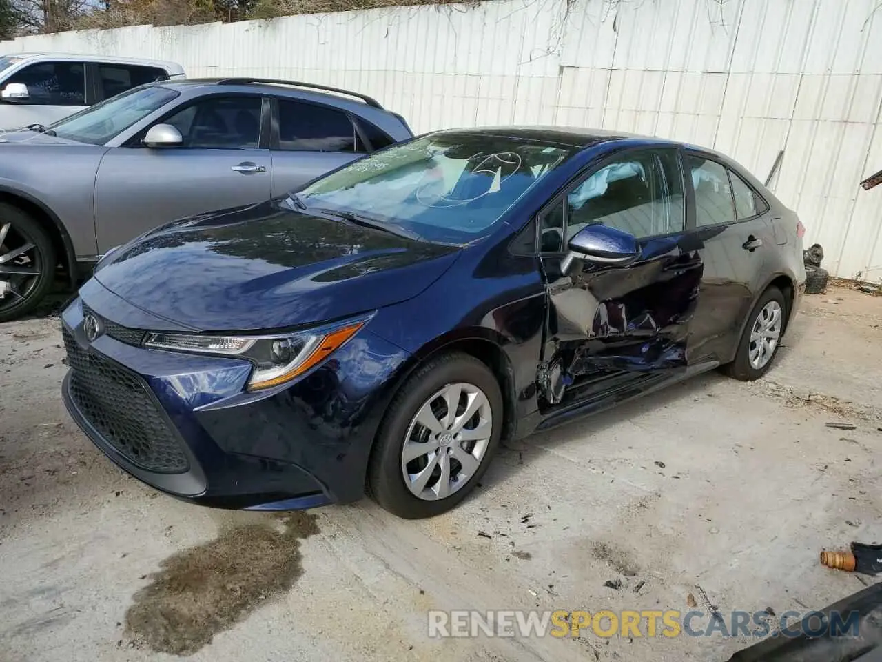 1 Photograph of a damaged car 5YFEPMAE3NP311941 TOYOTA COROLLA 2022