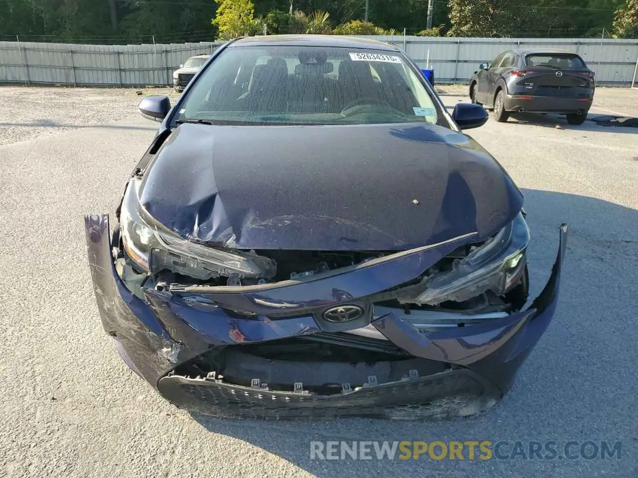 5 Photograph of a damaged car 5YFEPMAE3NP316279 TOYOTA COROLLA 2022