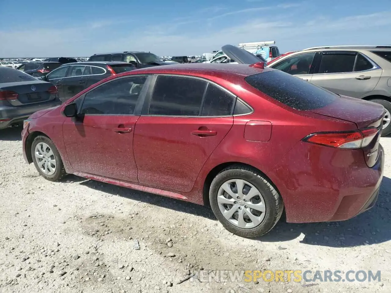2 Photograph of a damaged car 5YFEPMAE3NP323801 TOYOTA COROLLA 2022