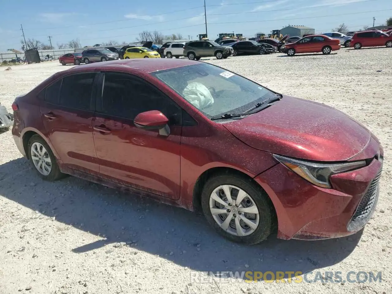 4 Photograph of a damaged car 5YFEPMAE3NP323801 TOYOTA COROLLA 2022