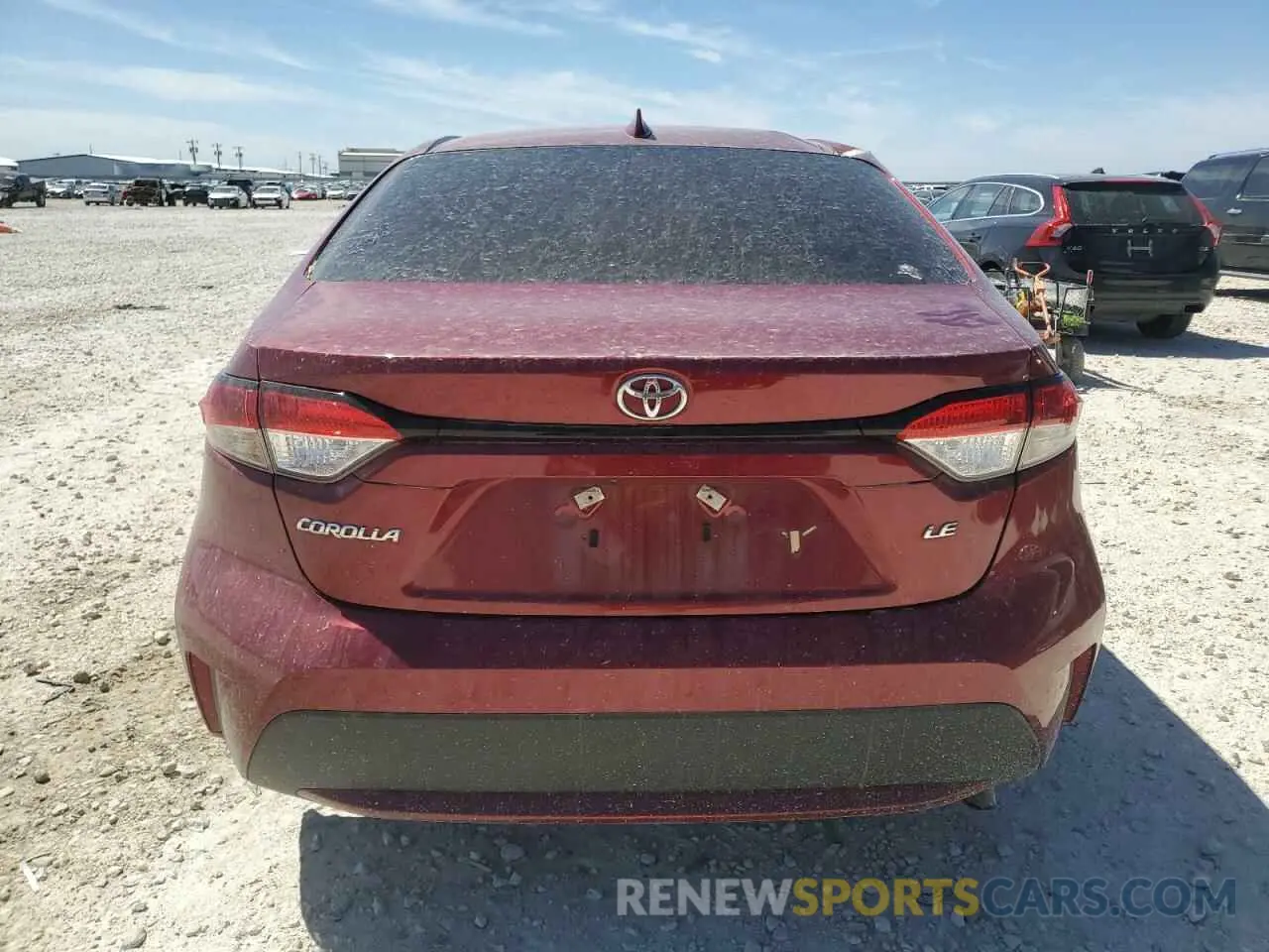 6 Photograph of a damaged car 5YFEPMAE3NP323801 TOYOTA COROLLA 2022