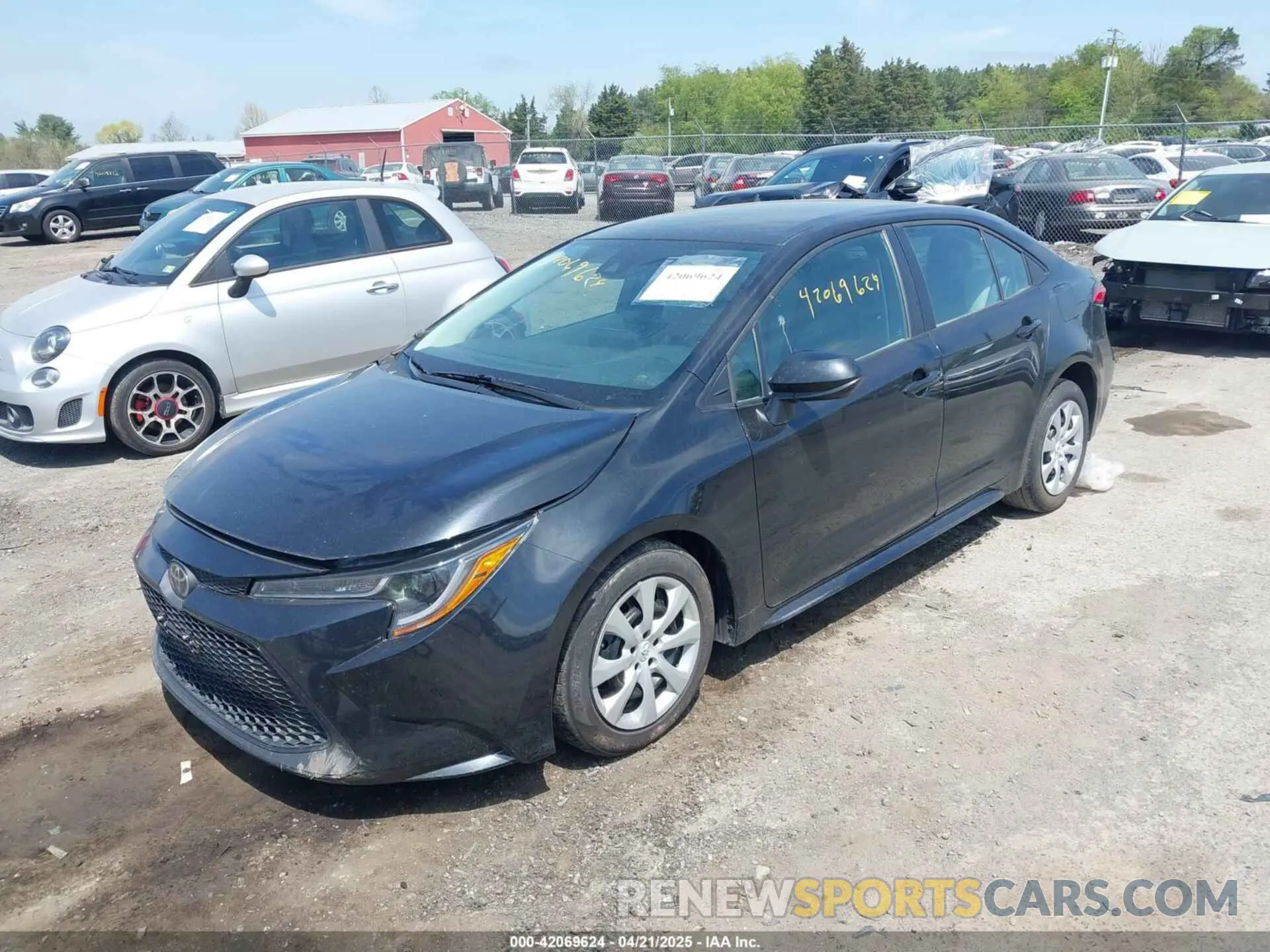 2 Photograph of a damaged car 5YFEPMAE3NP339299 TOYOTA COROLLA 2022