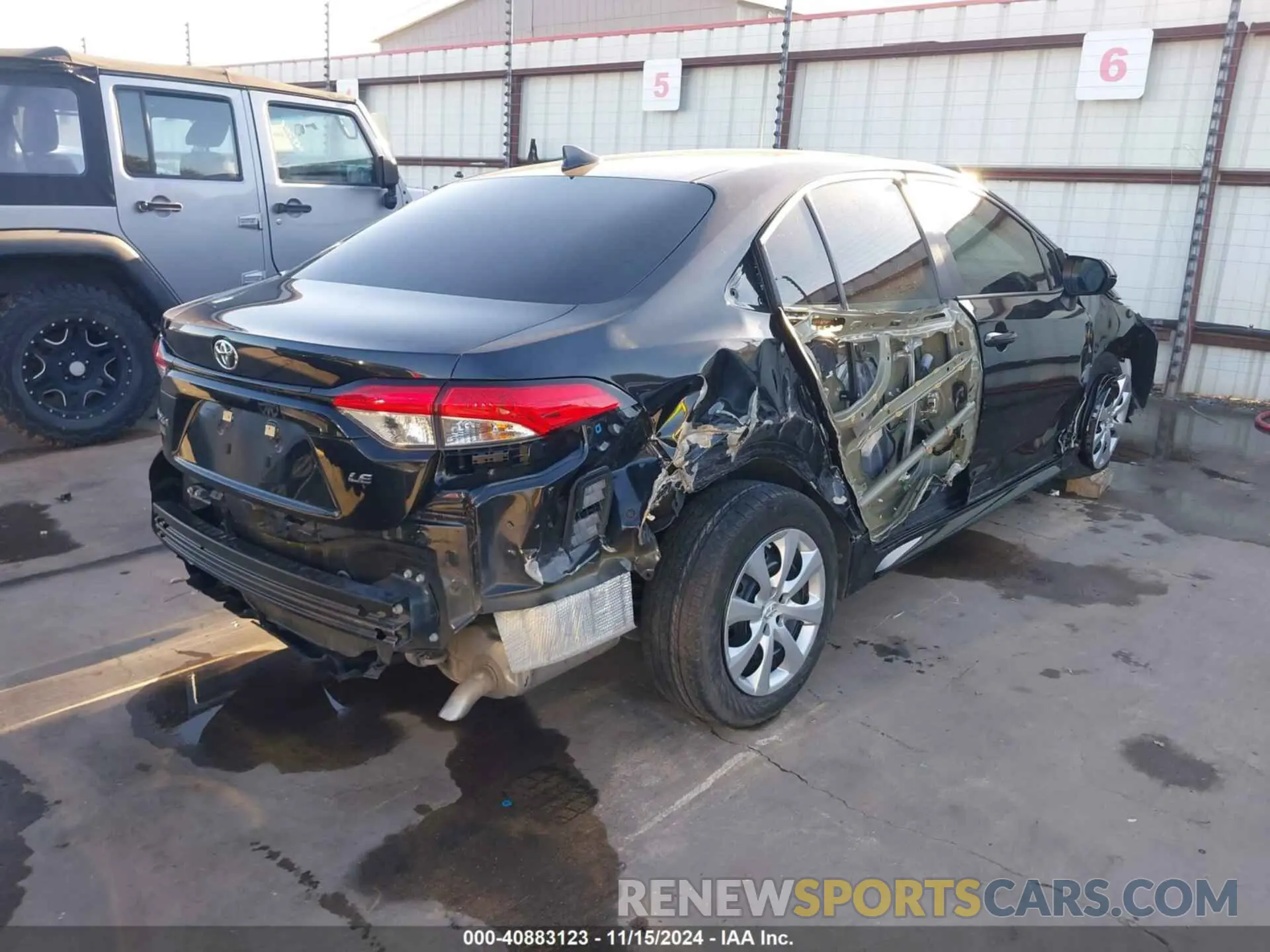 4 Фотография поврежденного автомобиля 5YFEPMAE3NP342624 TOYOTA COROLLA 2022