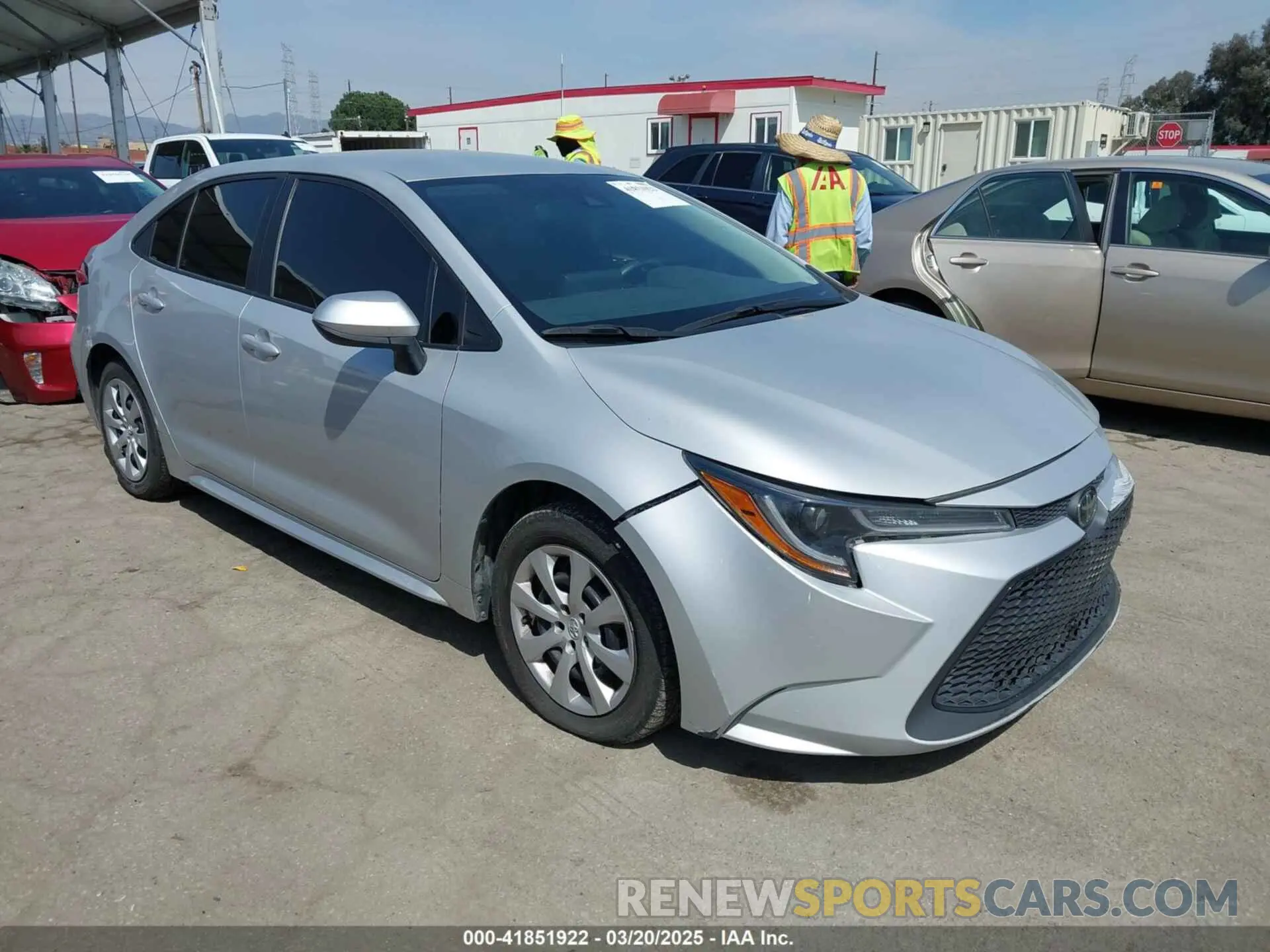 1 Фотография поврежденного автомобиля 5YFEPMAE3NP355650 TOYOTA COROLLA 2022