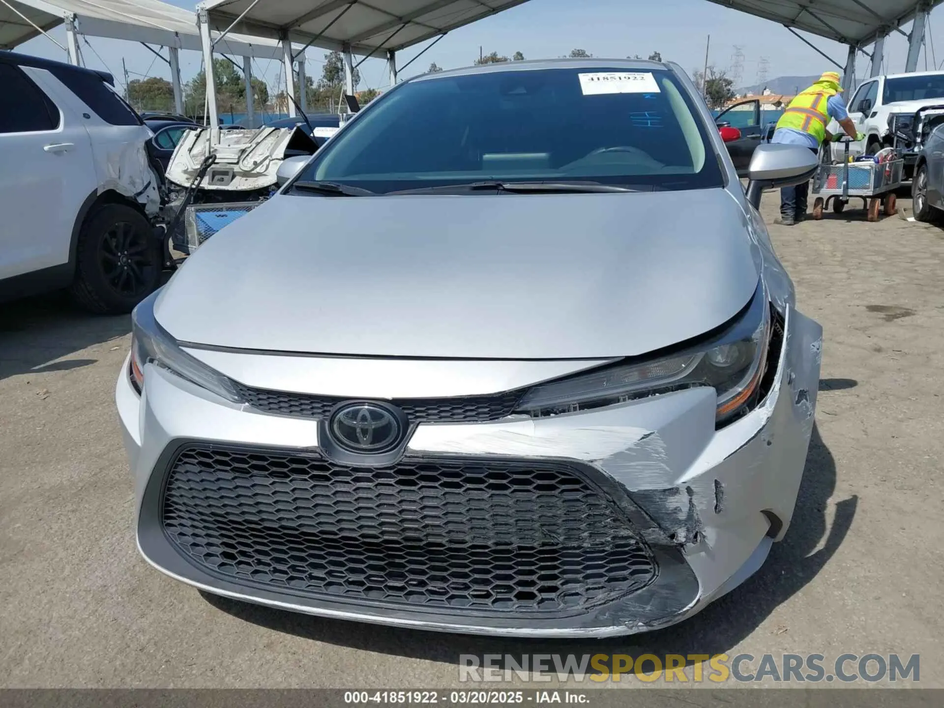 12 Фотография поврежденного автомобиля 5YFEPMAE3NP355650 TOYOTA COROLLA 2022
