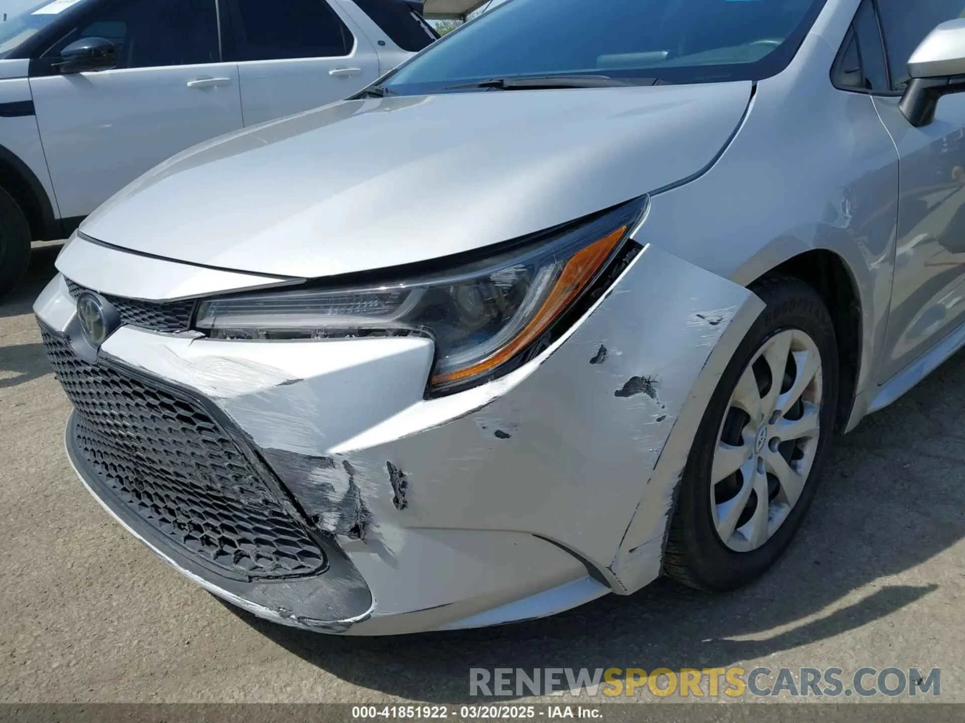 6 Фотография поврежденного автомобиля 5YFEPMAE3NP355650 TOYOTA COROLLA 2022