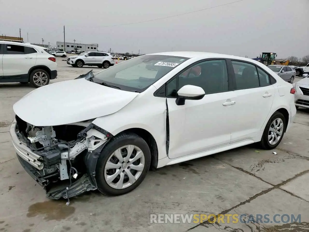 1 Фотография поврежденного автомобиля 5YFEPMAE3NP380600 TOYOTA COROLLA 2022