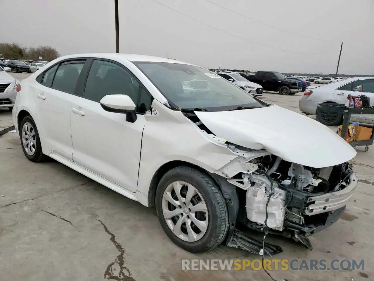 4 Фотография поврежденного автомобиля 5YFEPMAE3NP380600 TOYOTA COROLLA 2022