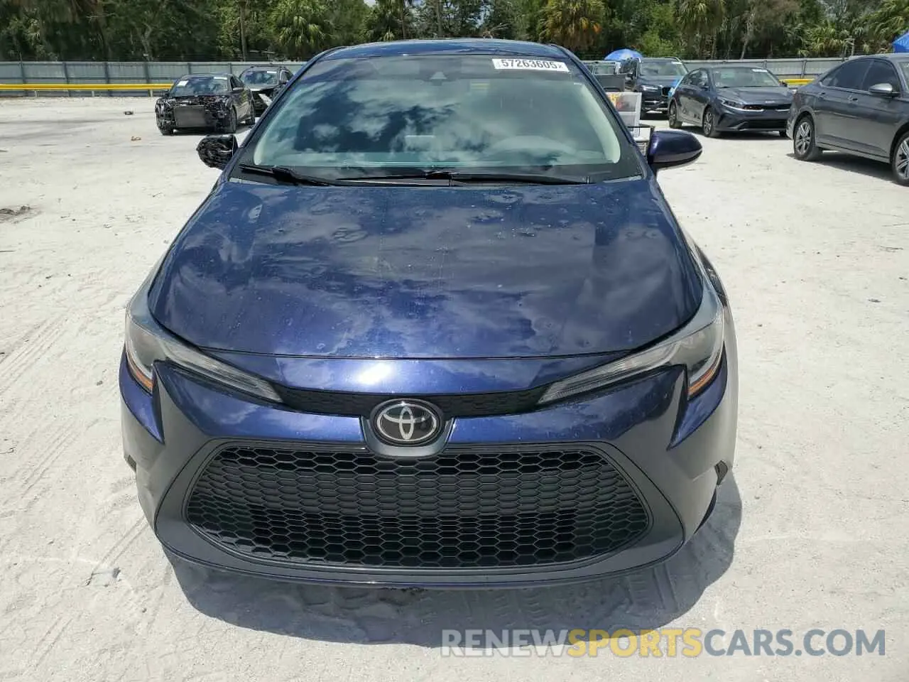 5 Photograph of a damaged car 5YFEPMAE3NP385666 TOYOTA COROLLA 2022