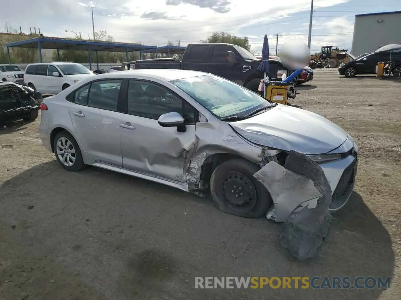 4 Фотография поврежденного автомобиля 5YFEPMAE4NP275094 TOYOTA COROLLA 2022