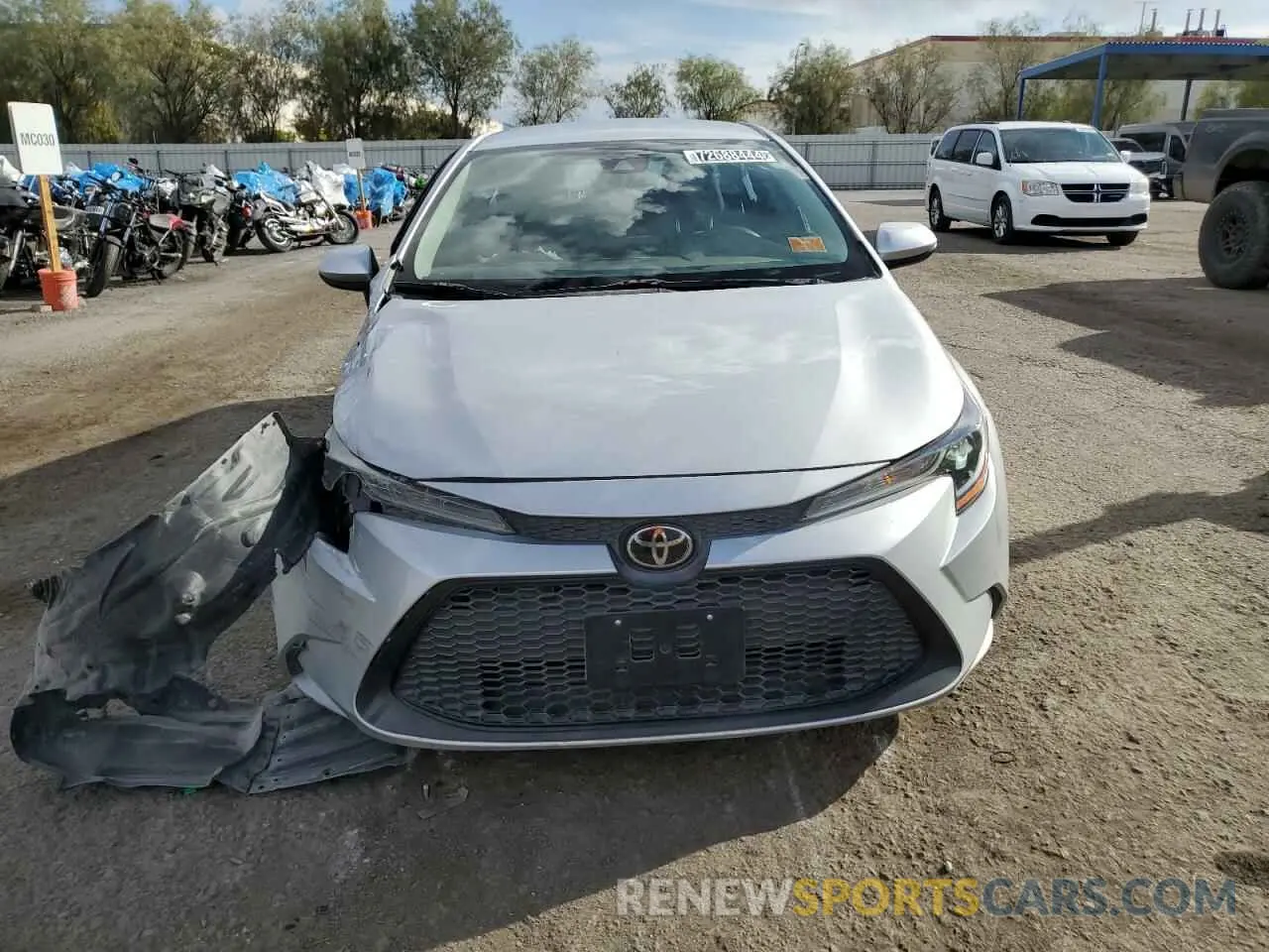 5 Фотография поврежденного автомобиля 5YFEPMAE4NP275094 TOYOTA COROLLA 2022